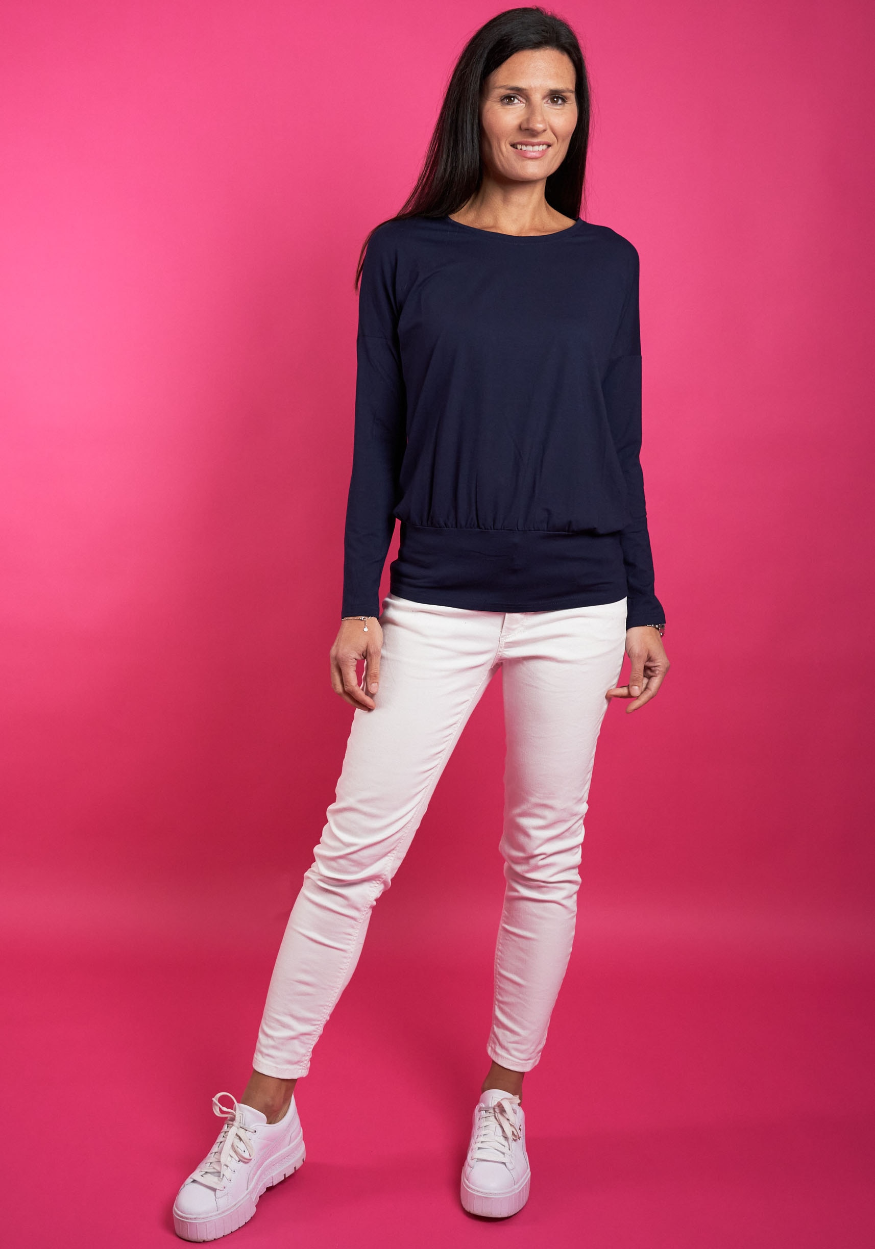 Seidel Moden Langarmshirt, mit langen Ärmeln, MADE IN GERMANY