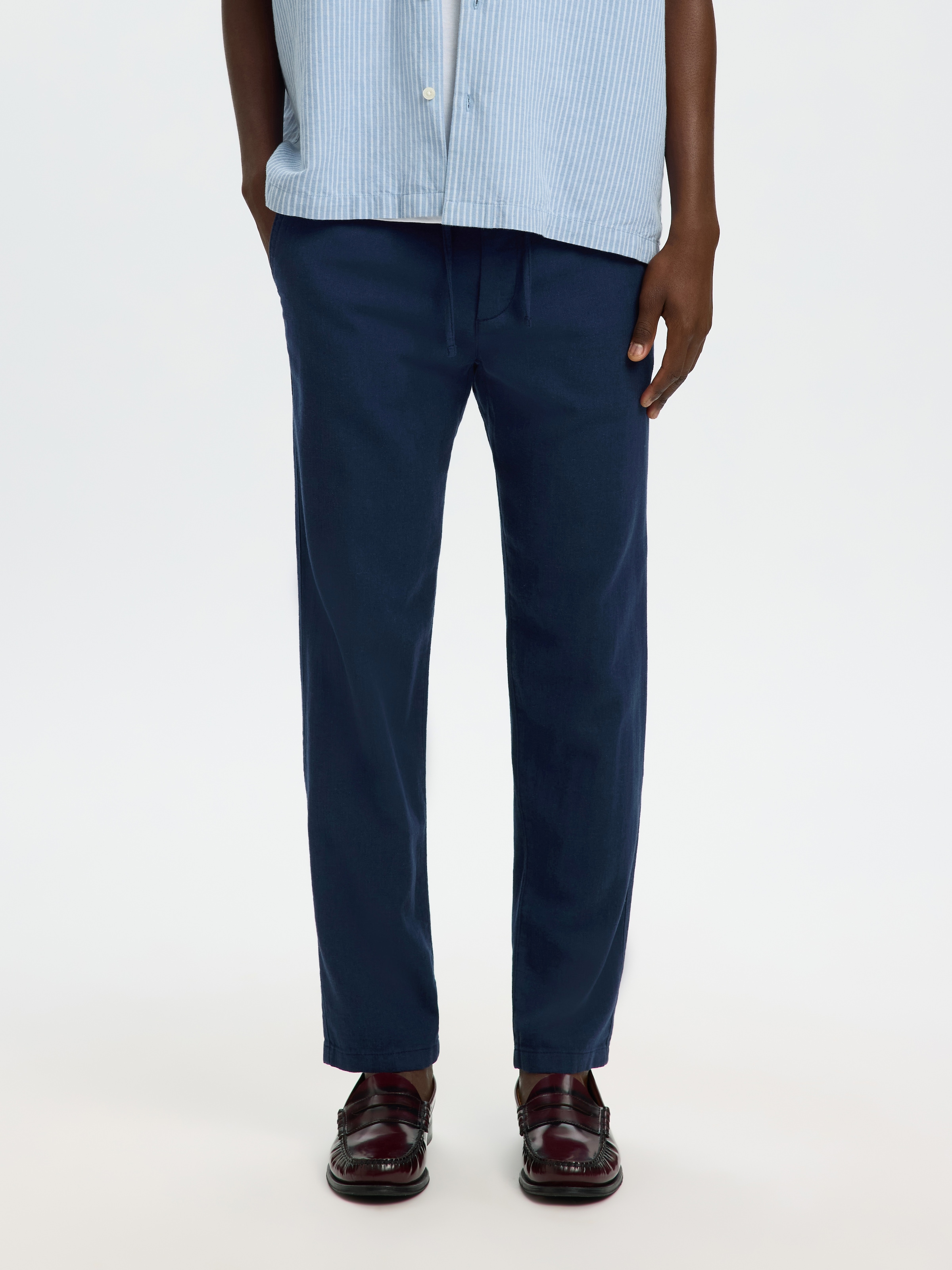 SELECTED Chinohose »SLH172-SLIMTAPE BRODY LINEN PANT NOOS« mit Leinen