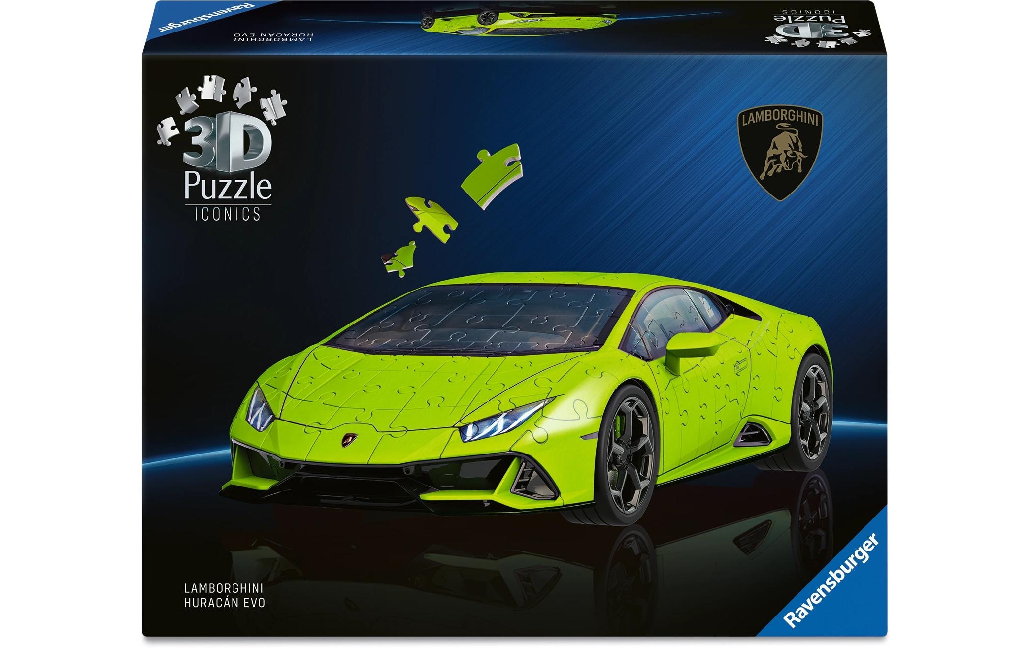 Ravensburger 3D-Puzzle "Iconics Lamborgh.Huracán EVO" 3D-Effekt