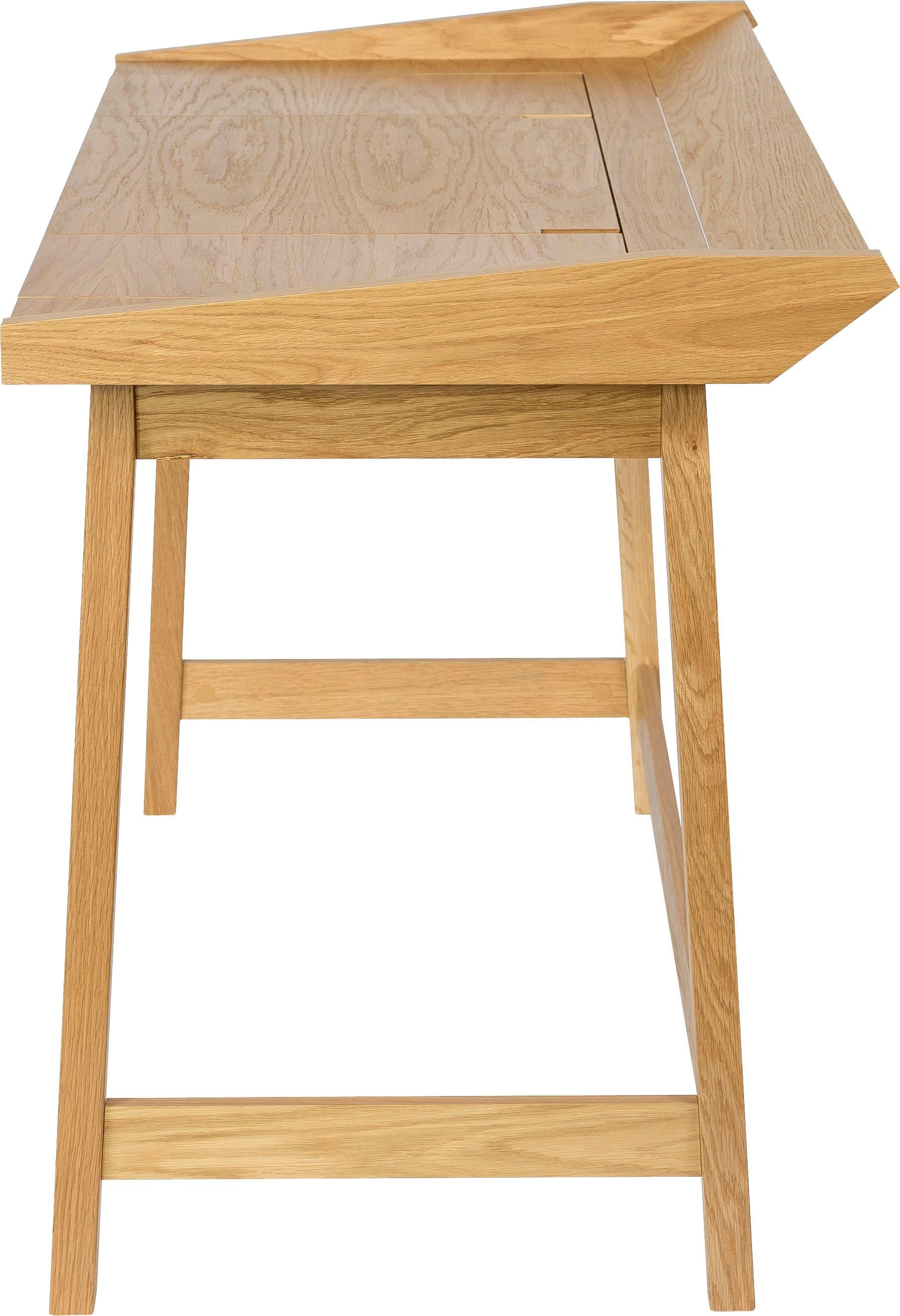 online Woodman bestellen Schreibtisch | aus skandinavisches Jelmoli-Versand Eiche »Walter«, Holzfurnier Design,