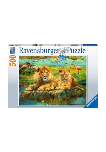 Puzzle »Löwen in der Savanne«, (500 tlg.)