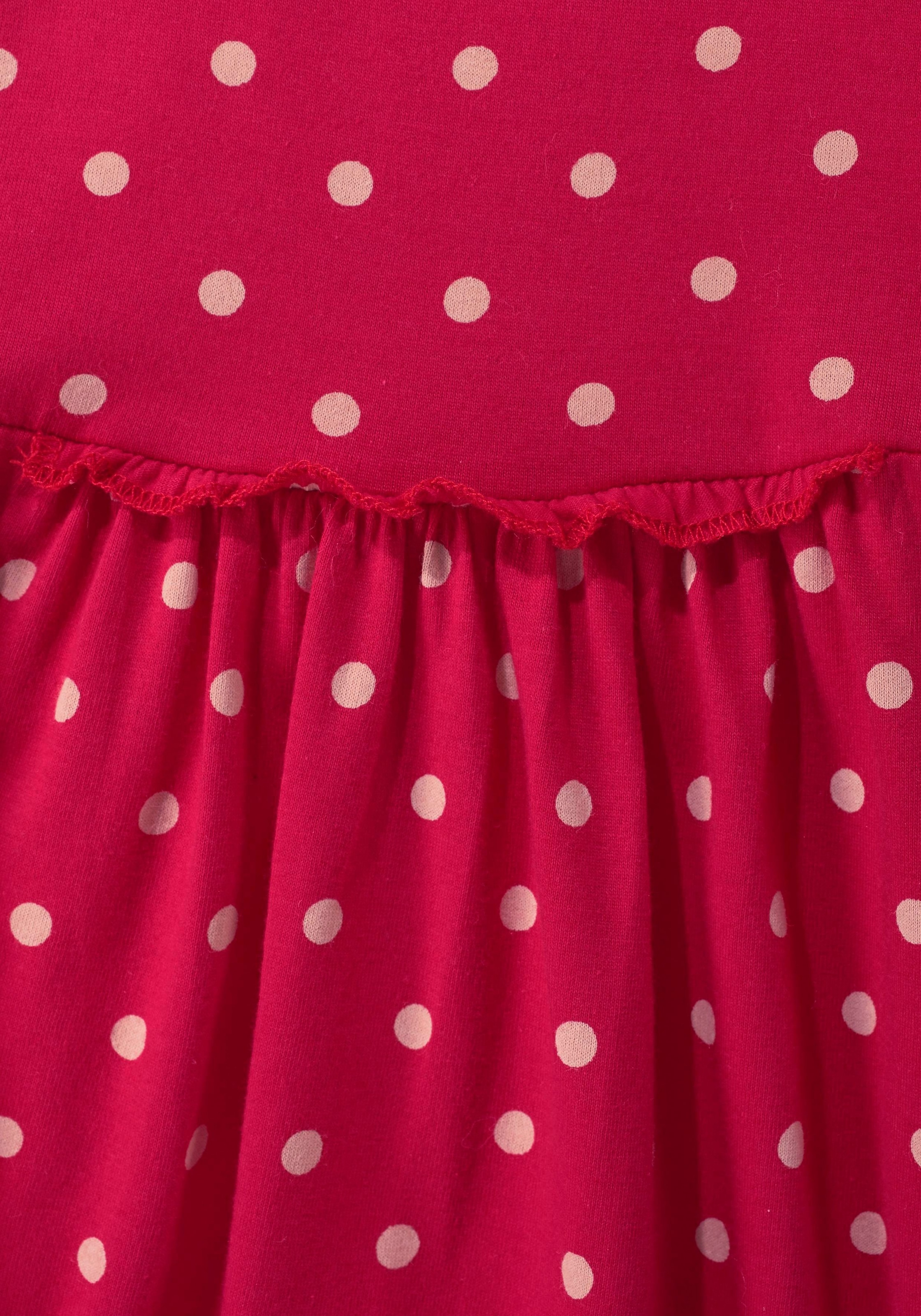 kleine Jelmoli-Versand KIDSWORLD »für Punkten entdecken Mädchen«, günstig mit Streifen tlg.), und Jerseykleid ✵ (Packung, | 2