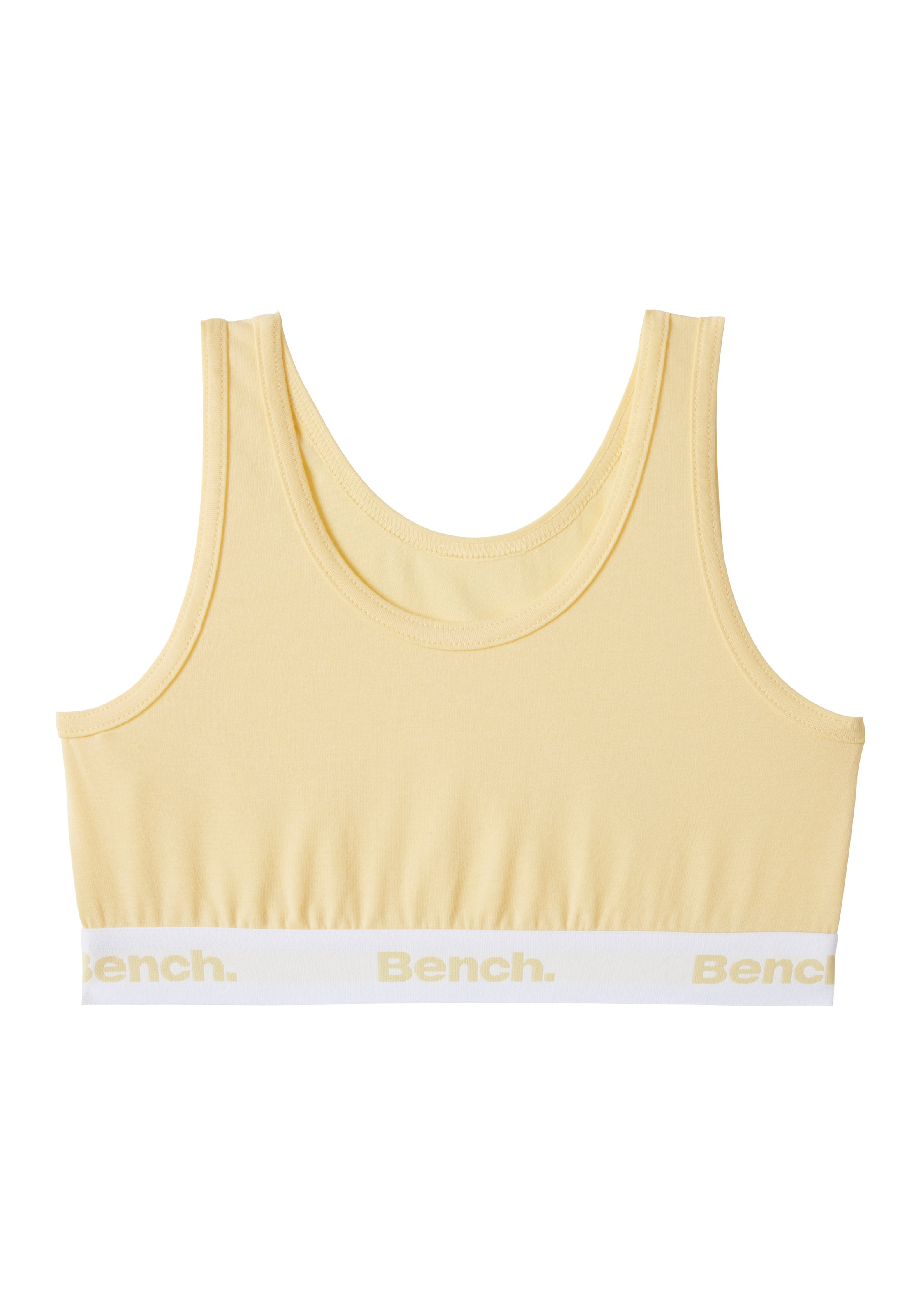 Bench. Bustier, mit Logo-Webbund