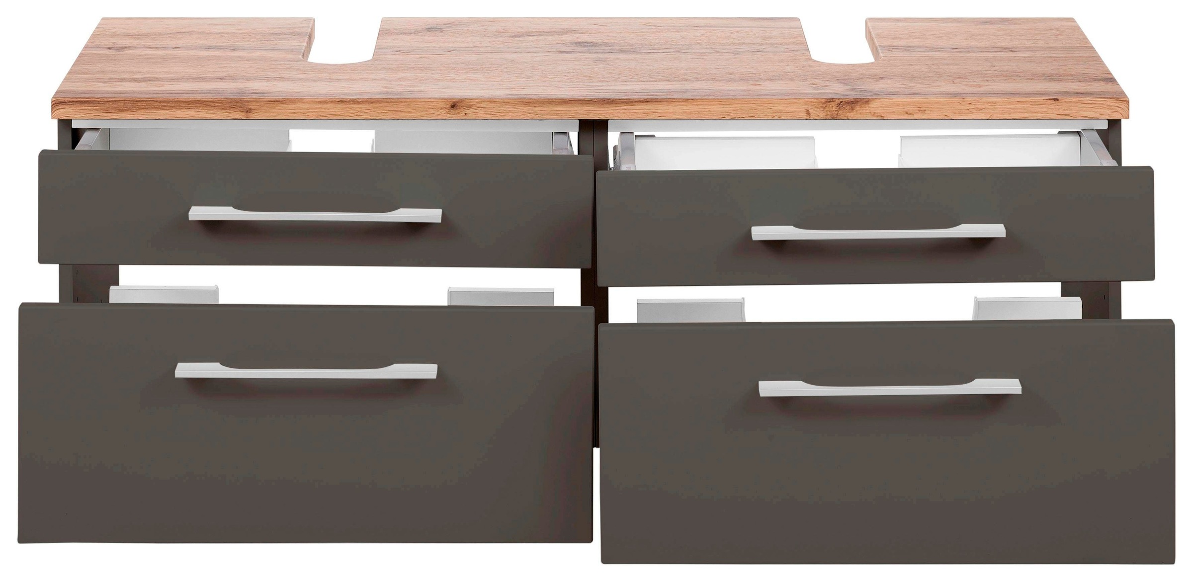 welltime Waschbeckenunterschrank "Davos" Breite 120 cm