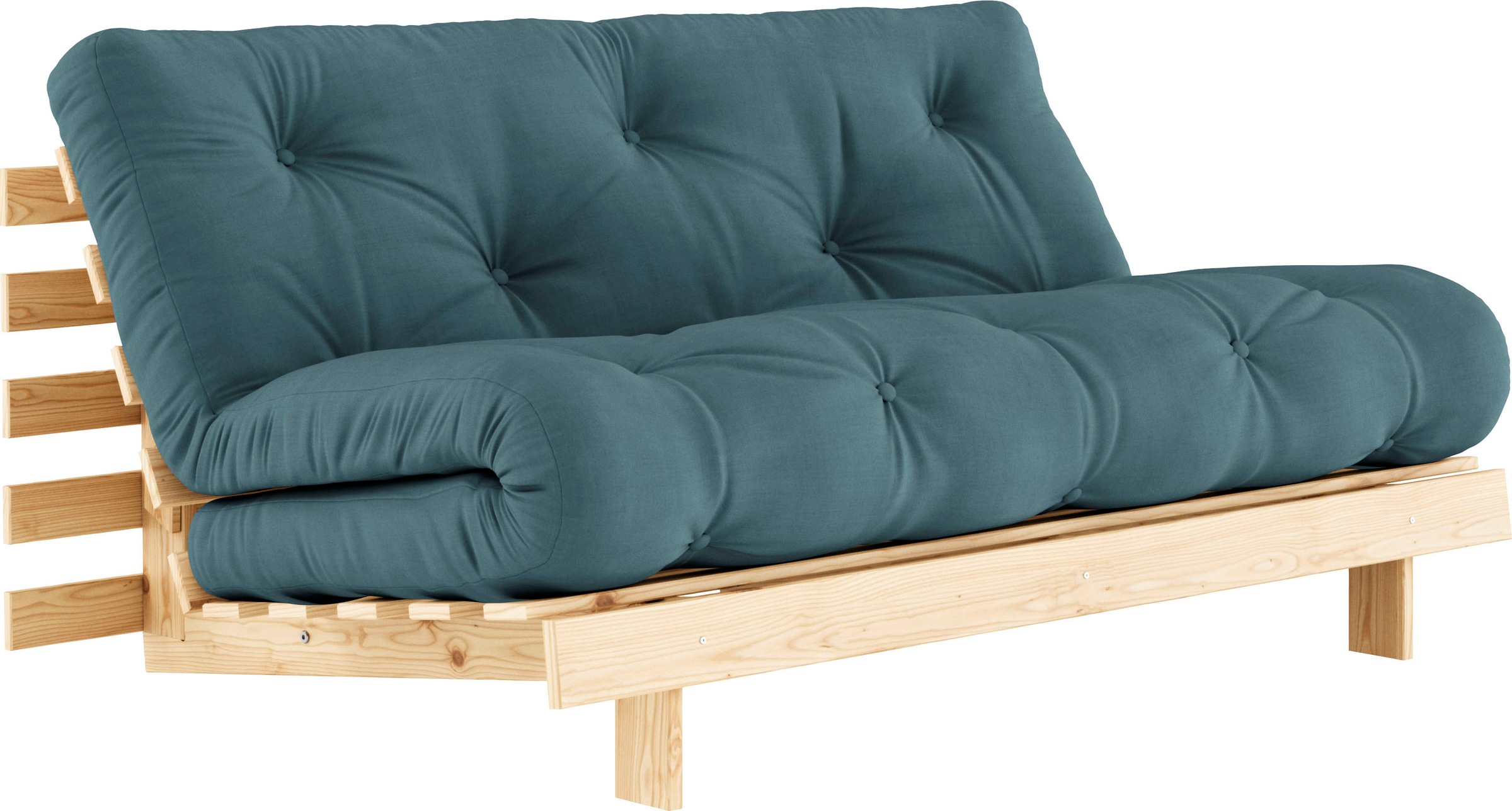 Karup Design Daybett »Roots Schlafsofa, Gästebett, Sofa inkl. Futonmatratze«, Liegefläche 90/140/160 x200 cm, FSC® zertifizierte Kiefer