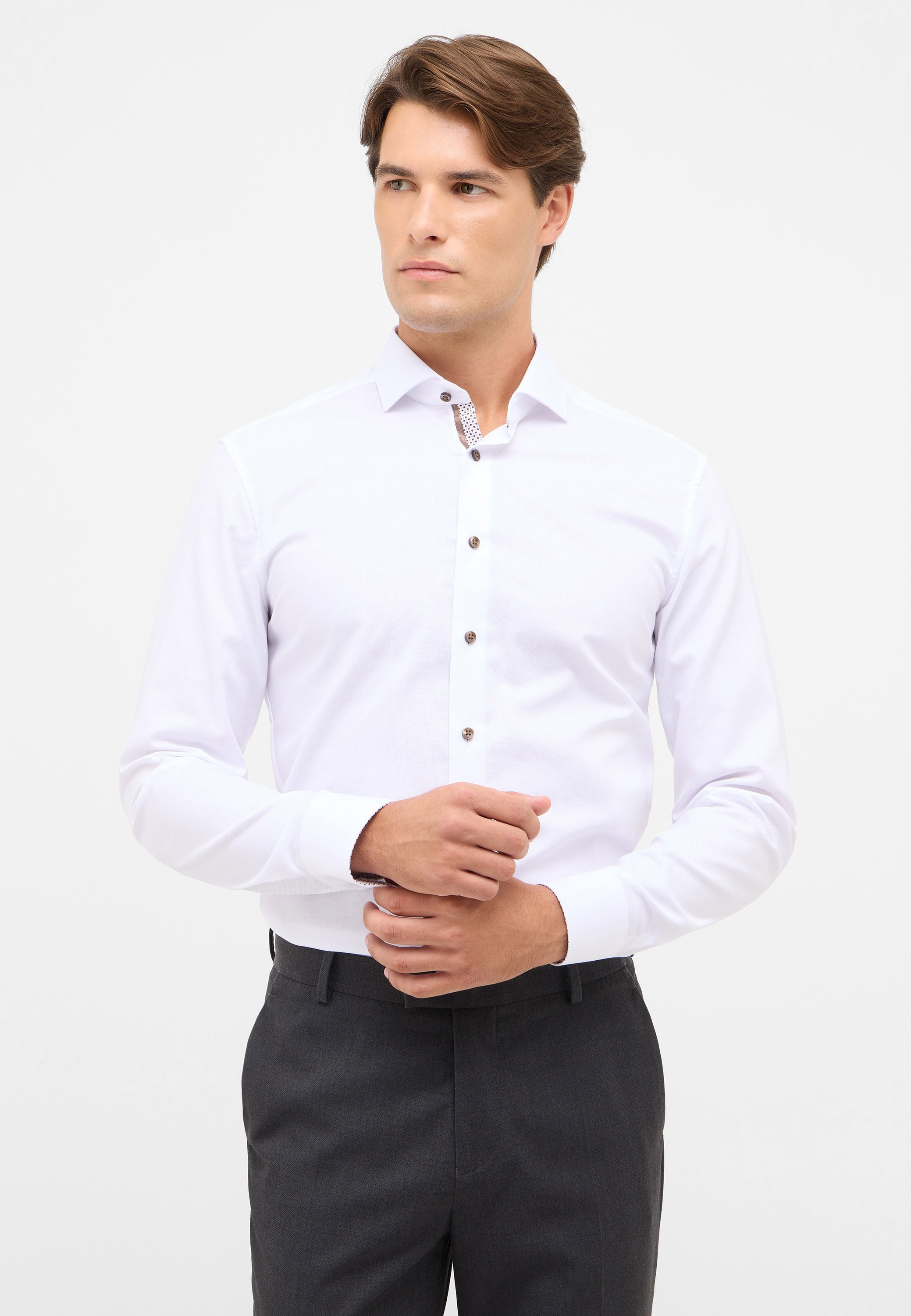 Eterna Langarmhemd »SLIM FIT« NON IRON (bügelfrei)