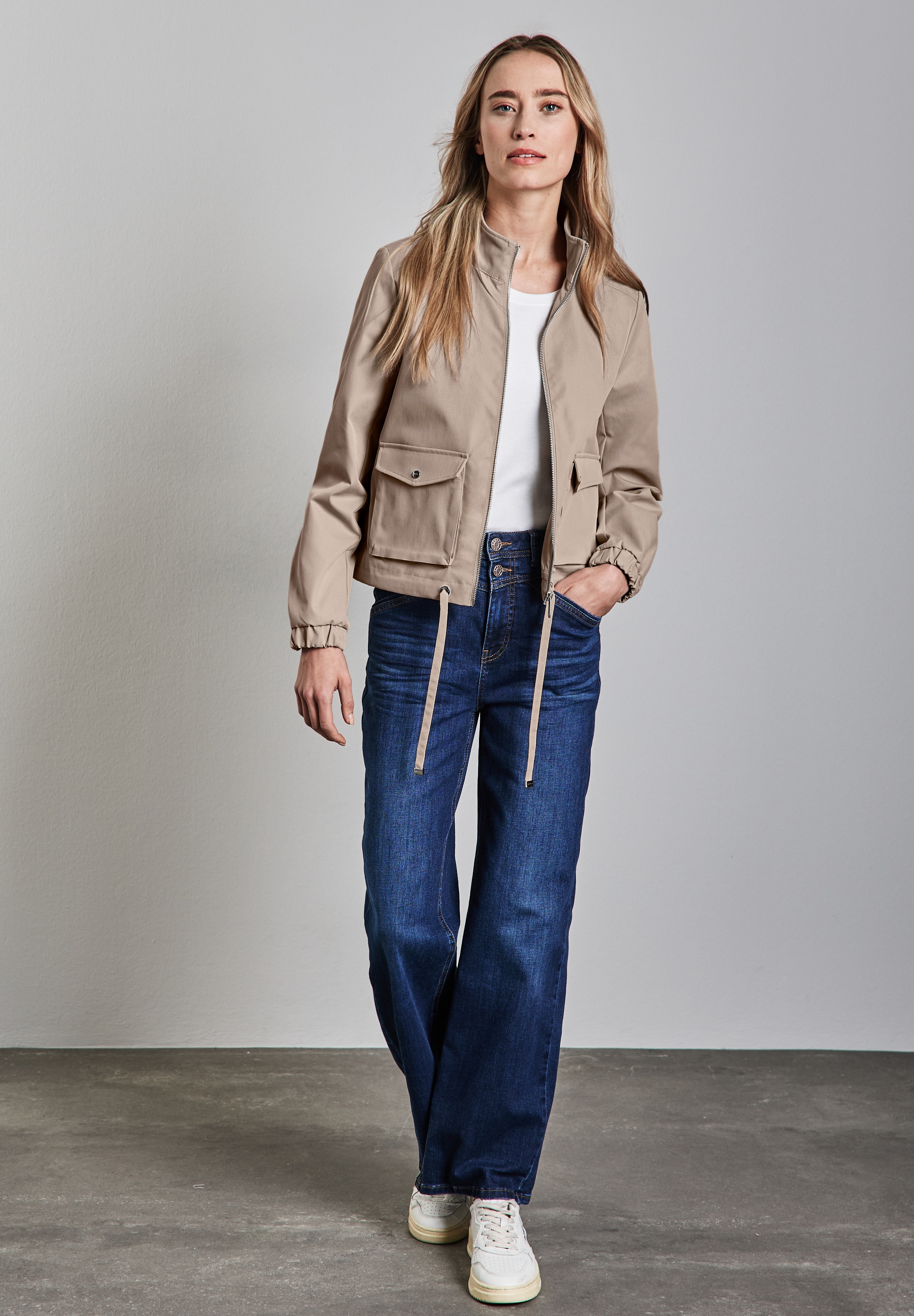 STREET ONE Blouson, ohne Kapuze, mit Stehkragen