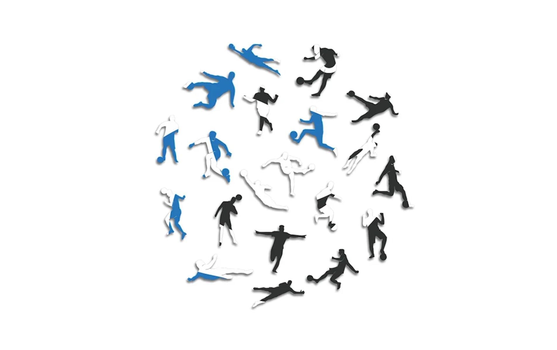 Puzzle »Iconic Atalanta BC – Logo«, Holzart: Birke (Herkunftsland: China)