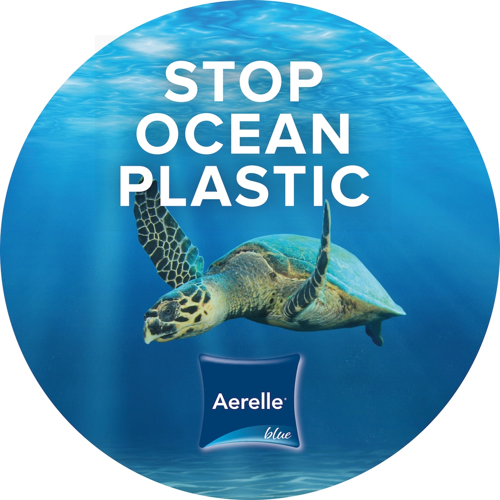 Kunstfaserbettdecke »Blue Ocean«, normal, Füllung 100% Aerelle Blue Advansa Polyester, Bezug 100% recyceltes Polyester, (1 St.), Nachhaltige Bettwäsche aus recycelten PET-Flaschen