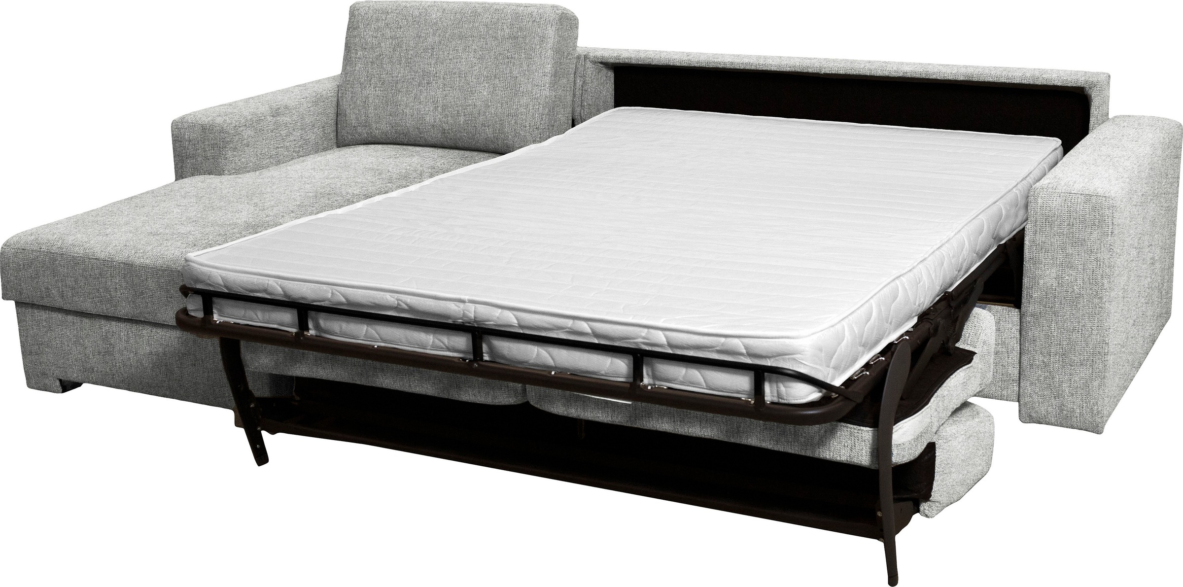 Home affaire Ecksofa Roma "L" Dauerschlaffunktion, mit Unterfederung, Matratzenhöhe 14cm, Liegemasse ca 163x198 cm, L-Form