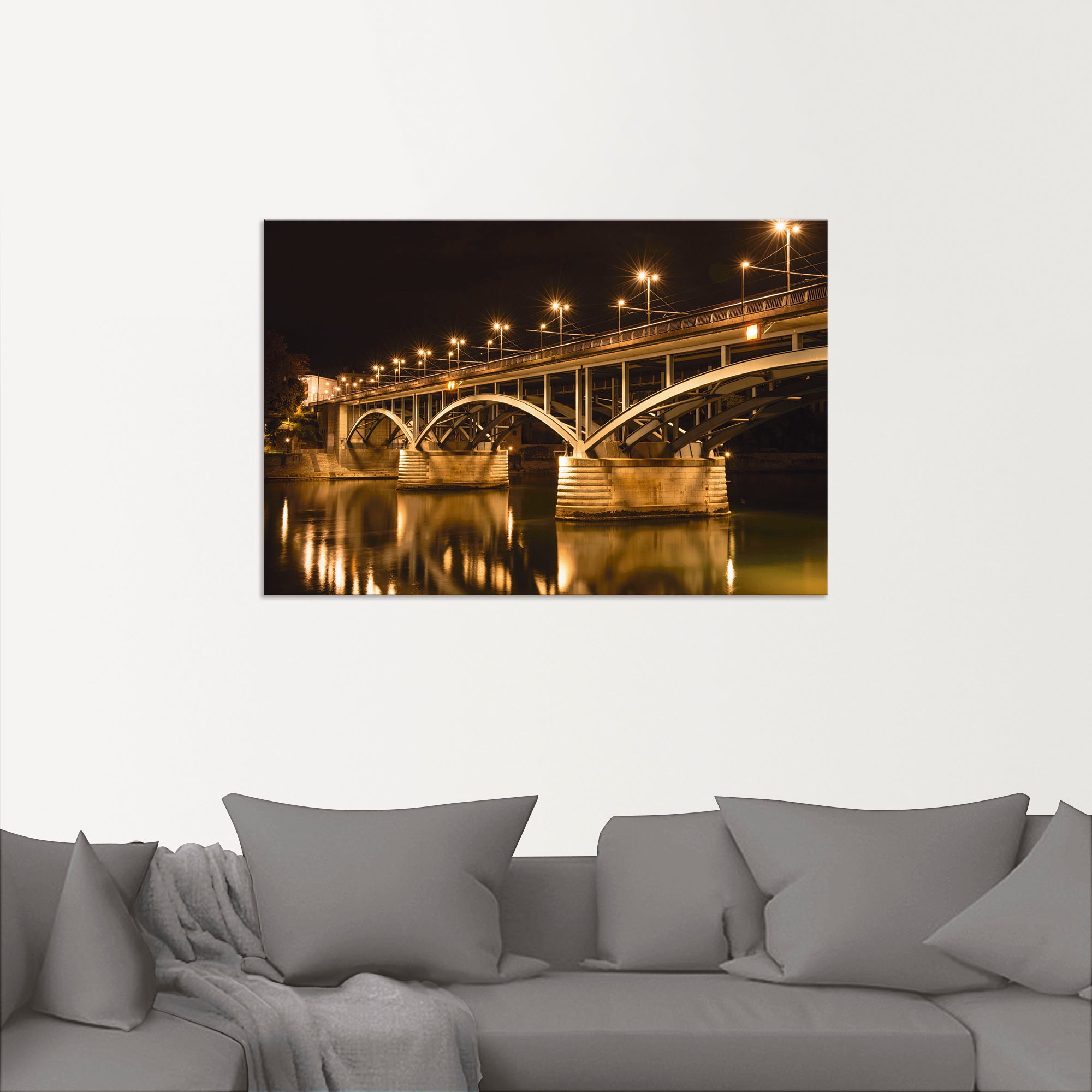 Artland Wandbild »Nacht«, Schweiz, (1 St.), als Alubild, Leinwandbild, Wandaufkleber oder Poster in versch. Grössen