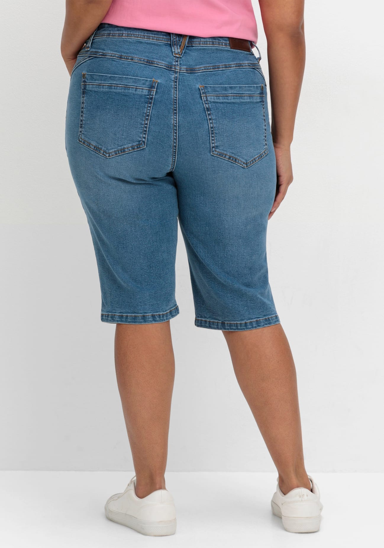 Sheego Jeansbermudas, (1 tlg.)