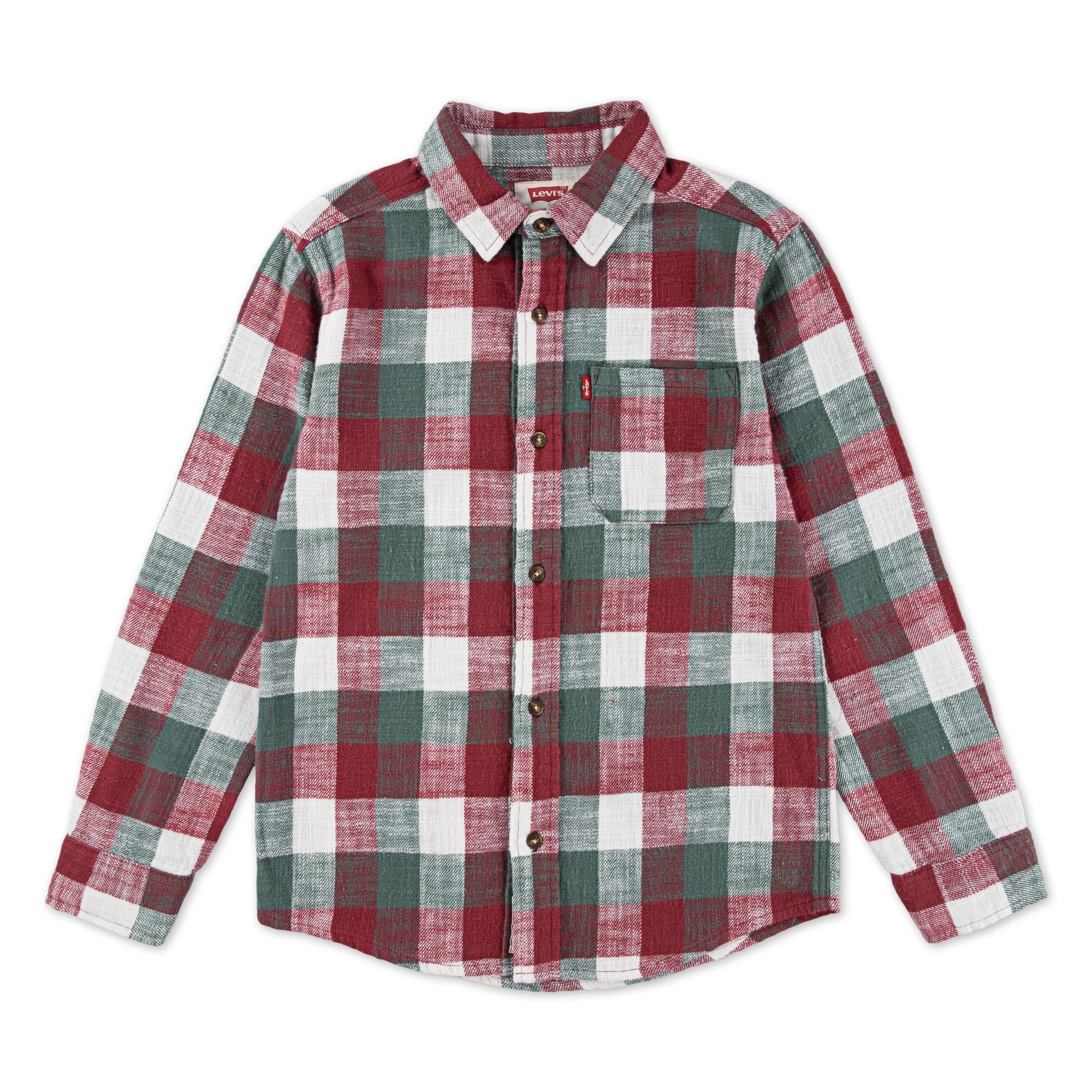 Levi's® Kids Langarmhemd »LVB BUFFALO CHECK FLANNEL« weich und kuschelig mit Karomuster, for Boys