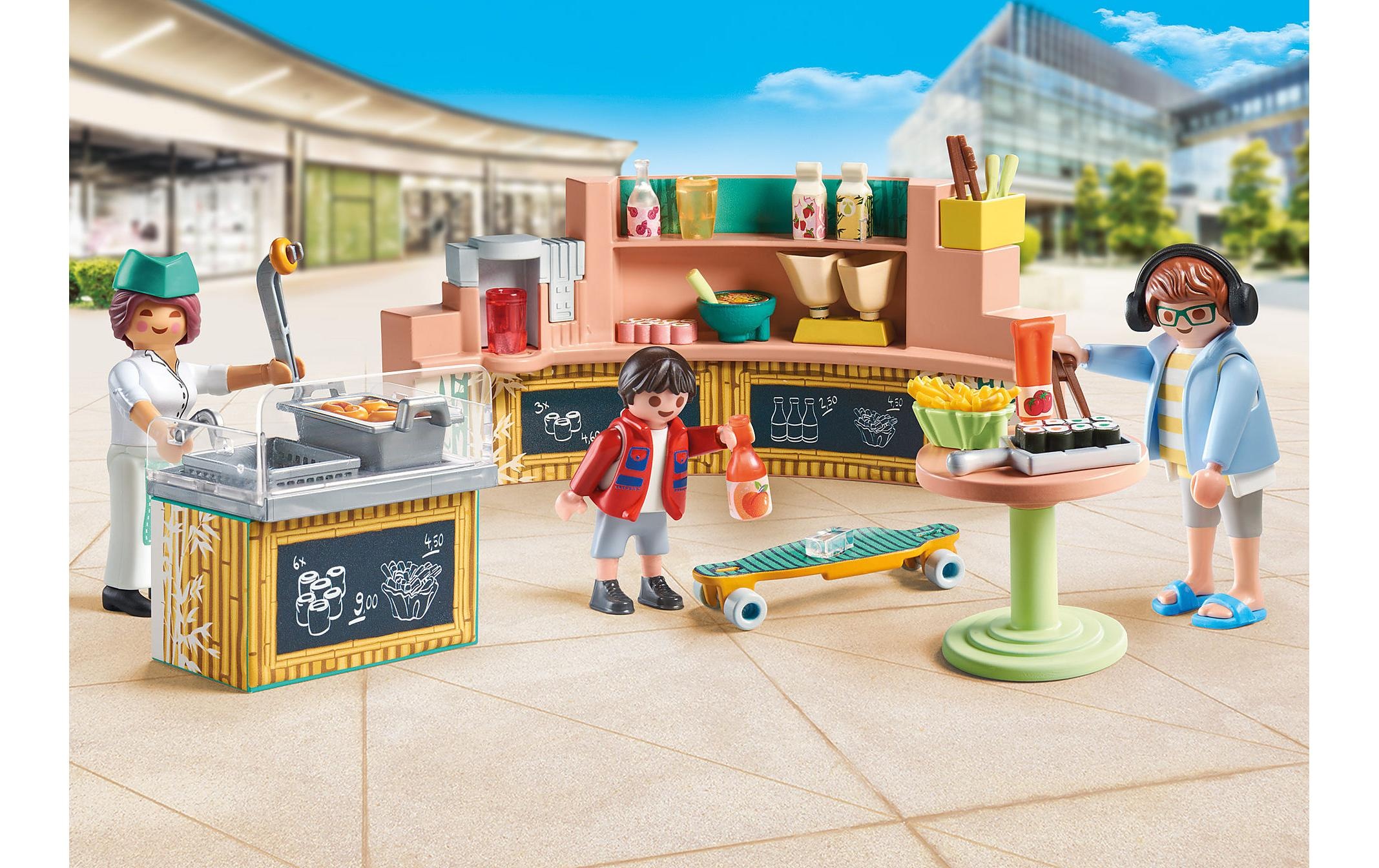Playmobil® Spielbausteine »My Life Food Lounge 71538«, (54 St.)