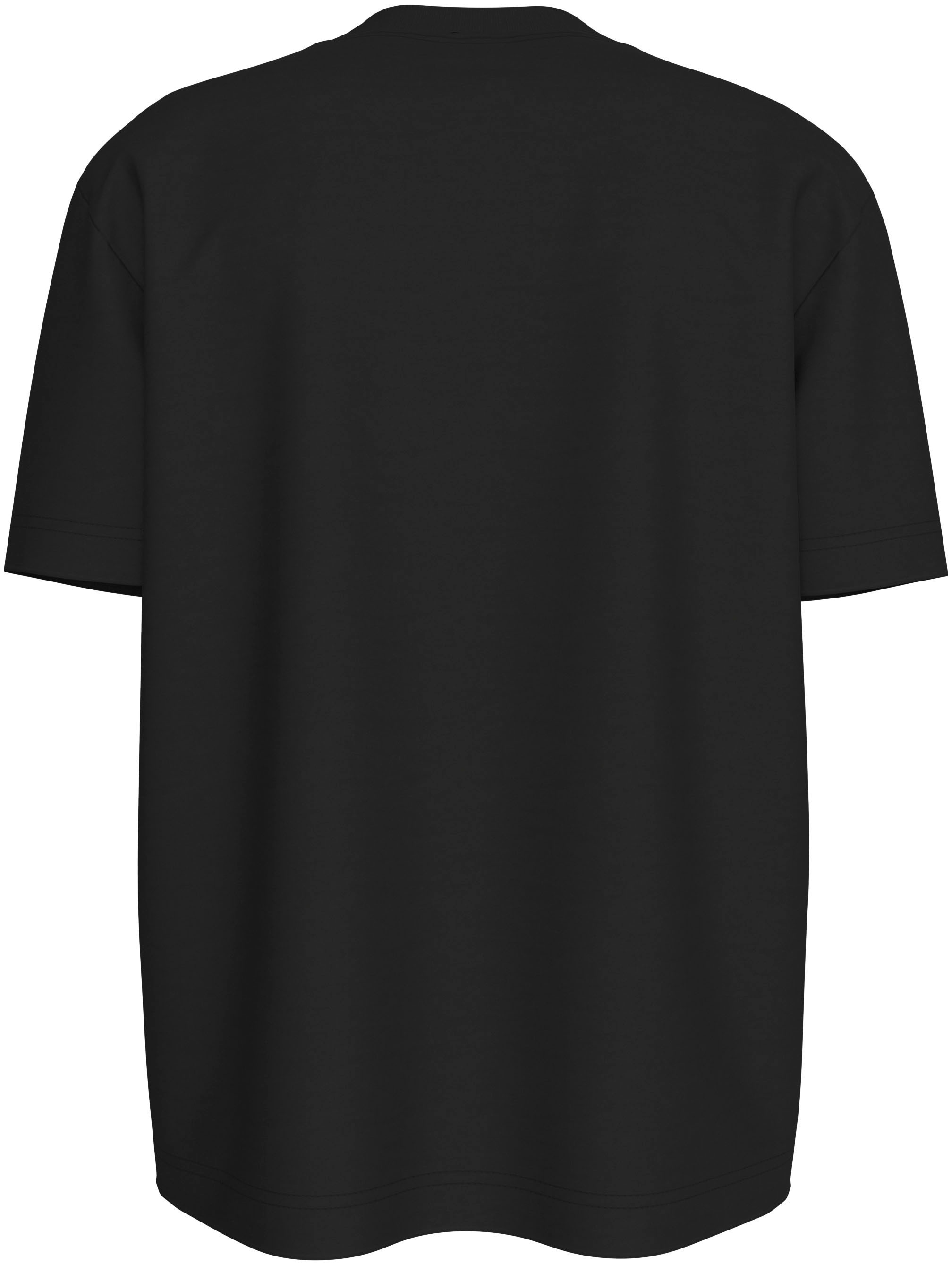 Calvin Klein Jeans Rundhalsshirt »TEXTURED MONOLOGO TEE«, Logodruck