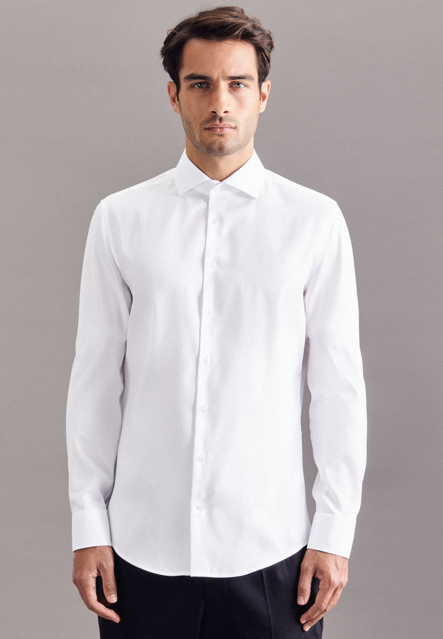 bestellen | online seidensticker Jelmoli-Versand Uni Langarm Slim Businesshemd Kentkragen »Slim«,