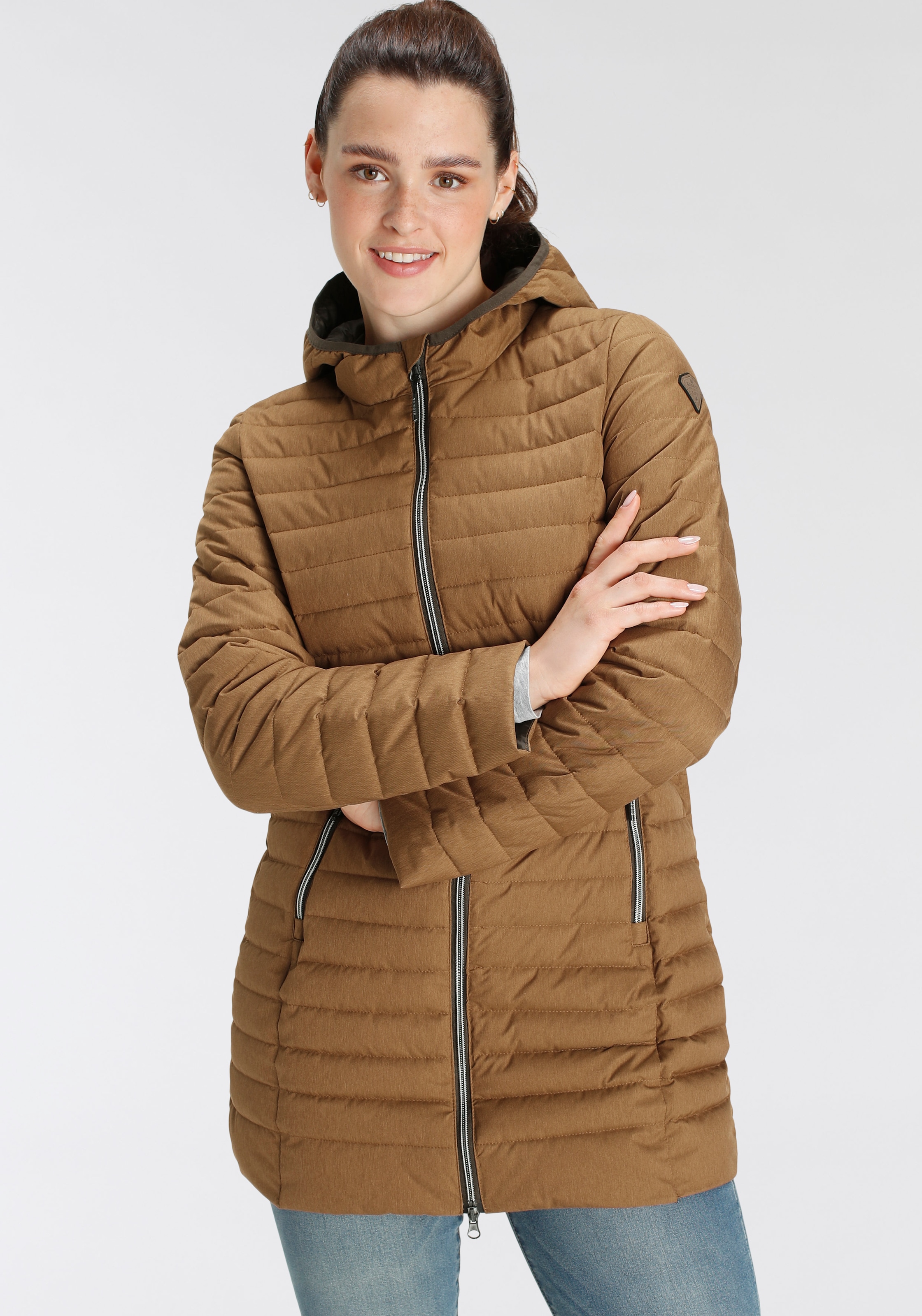 G.I.G.A. DX by killtec Steppjacke »GW 1 WMN QLTD CT OT« mit Kapuze wärmend & wind- & wasserabweisend, in grossen Grössen