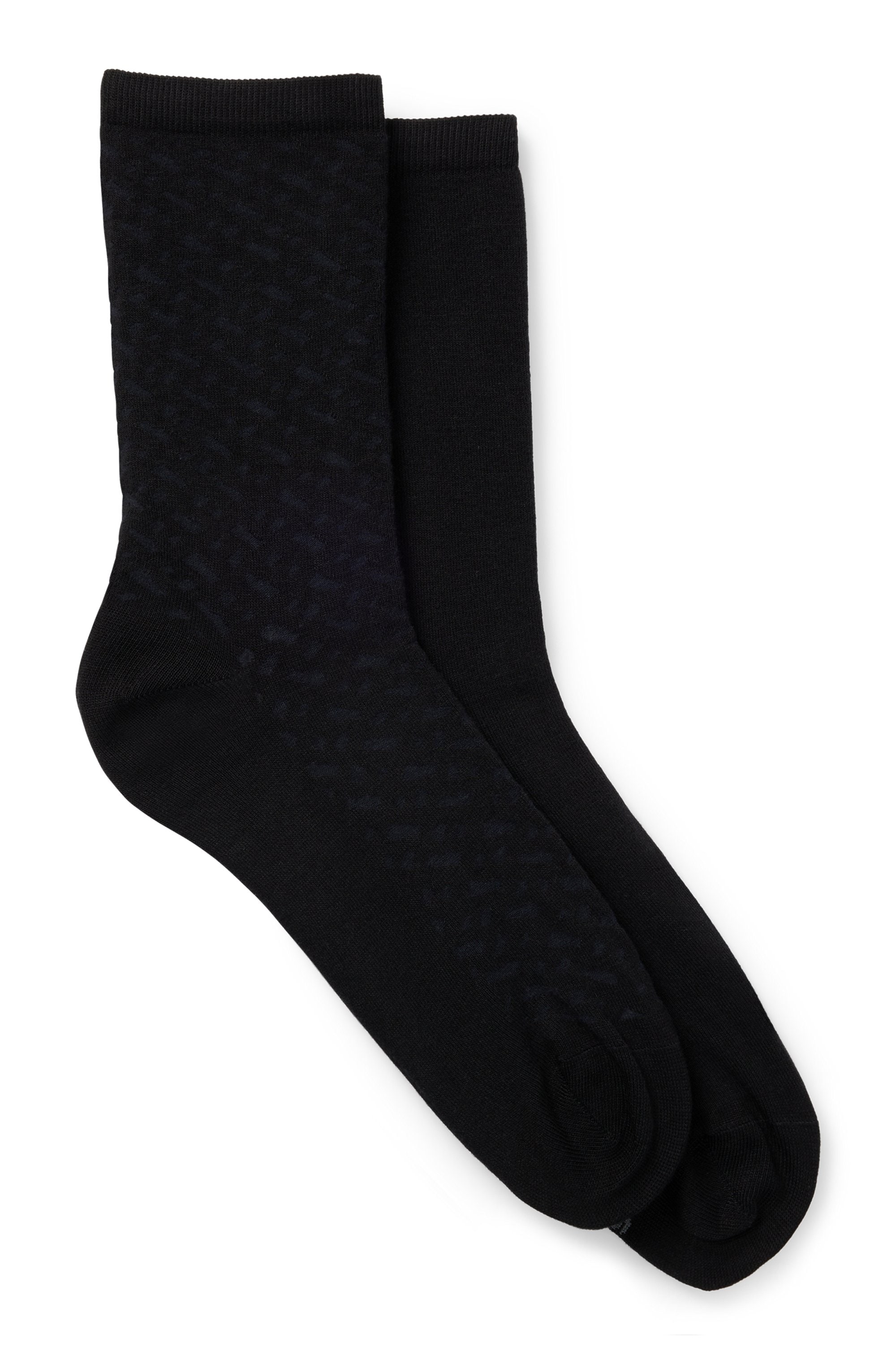 BOSS Freizeitsocken »2P RS Monogram CC« Packung, 2er-Pack, 2 Stk. tlg. aus weicher Baumwollmischung