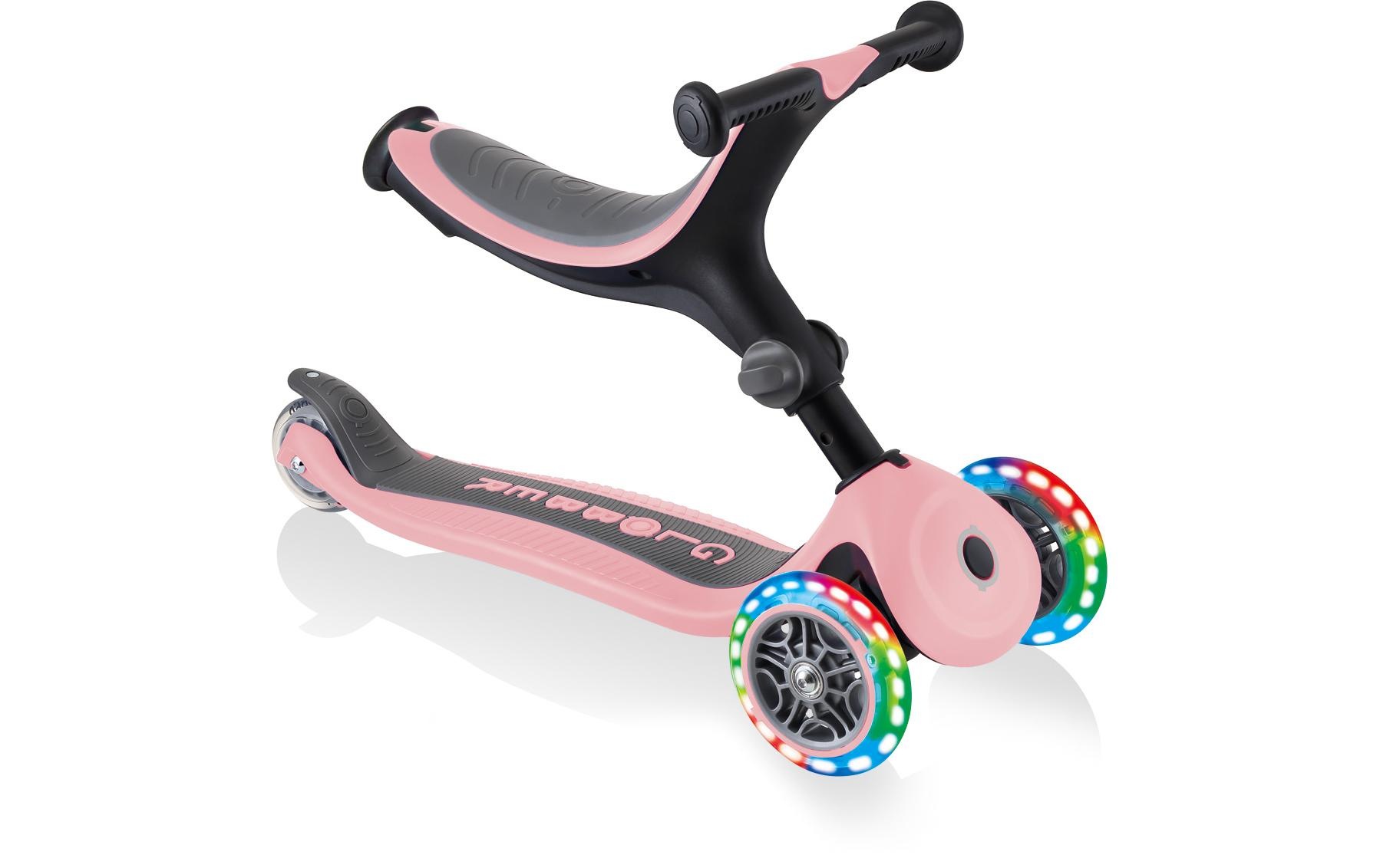 Globber Scooter »GO UP Foldable Plus Lights, Pastel Rosa«