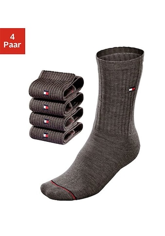 Tommy Hilfiger Socken, (4 Paar), mit Fussfrottee kaufen