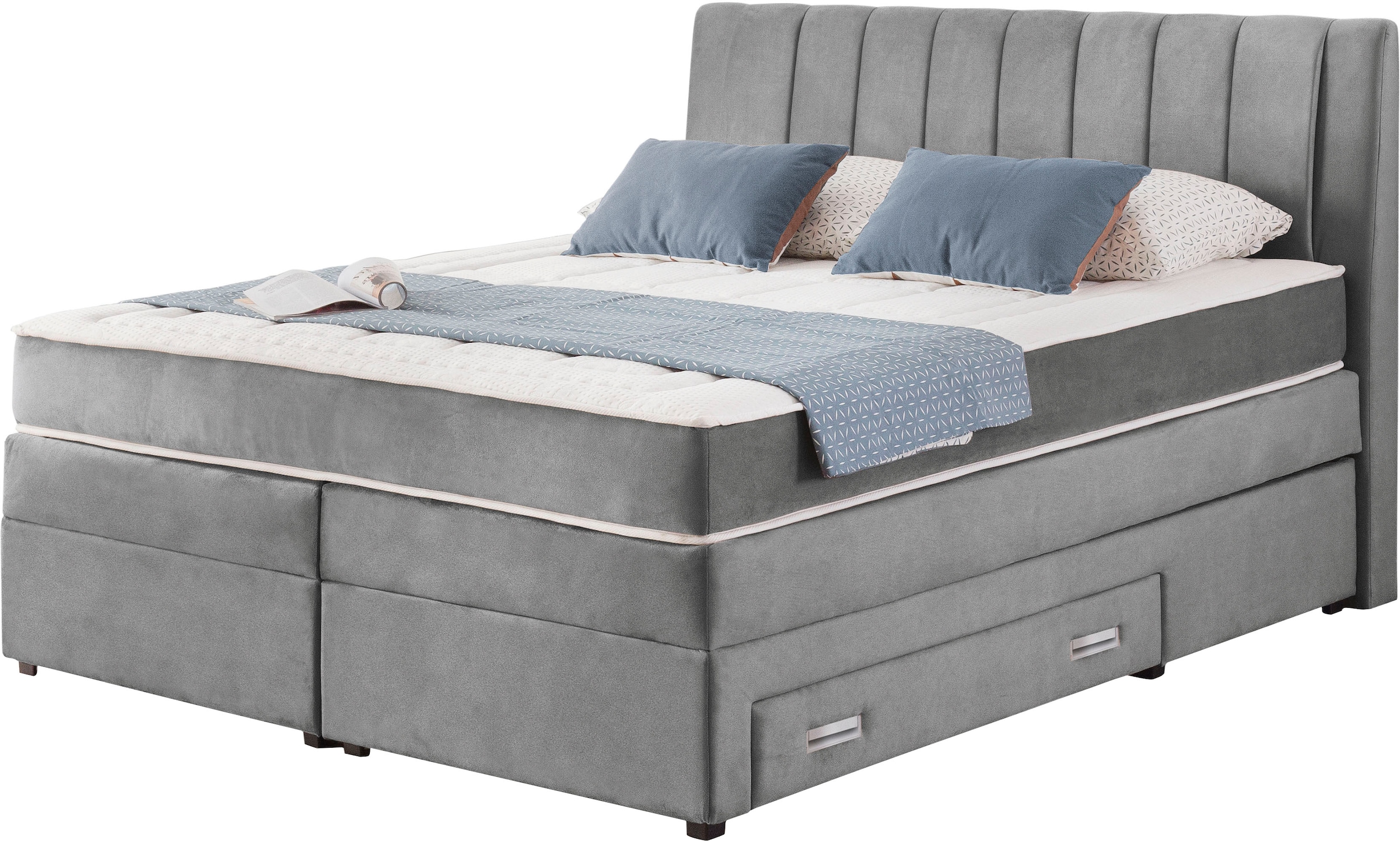 Places of Style Boxspringbett »Rickon«, inkl. Bettschubkasten kaufen
