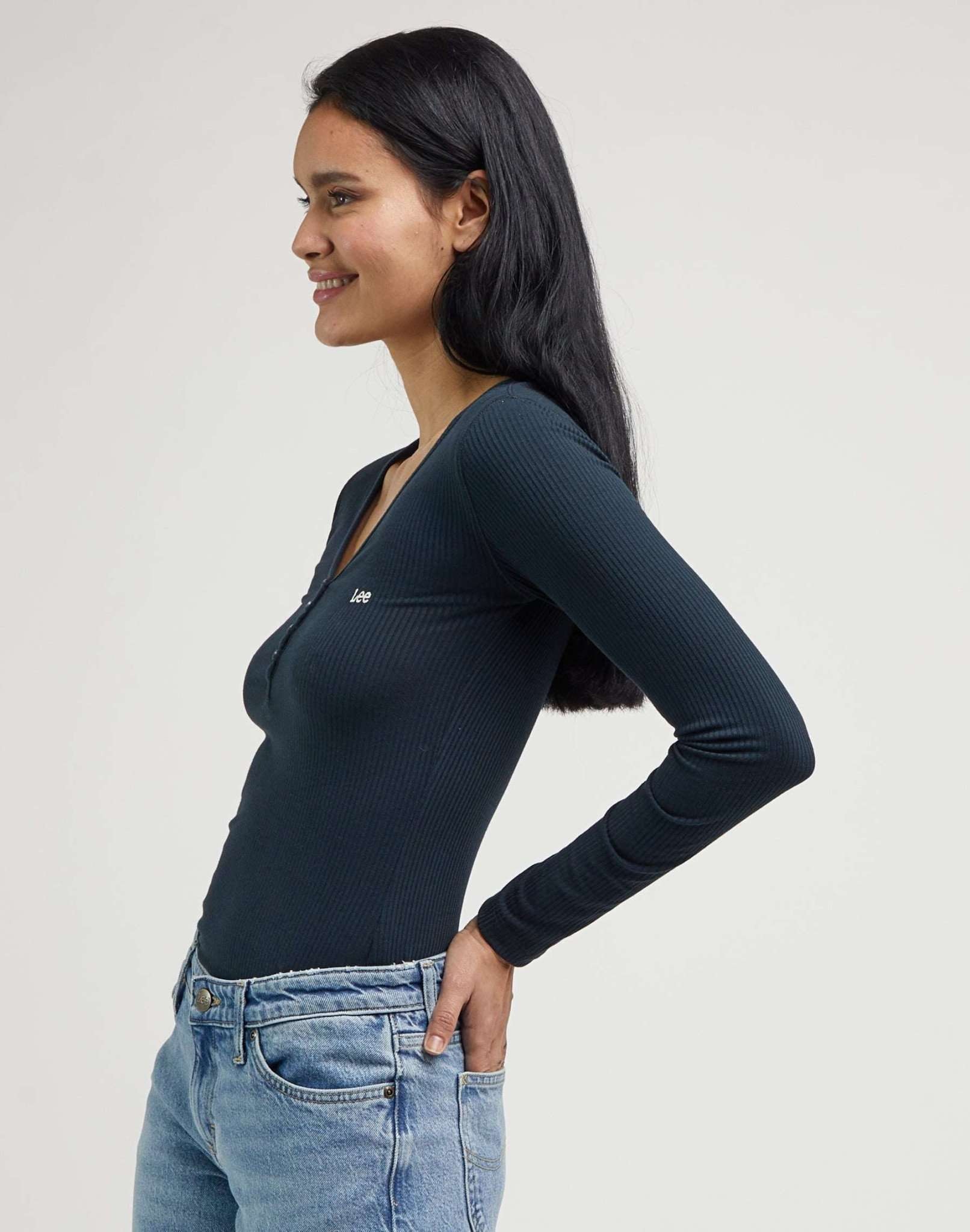 Lee® Langarmshirt »LEE Pullover Ls Henley«