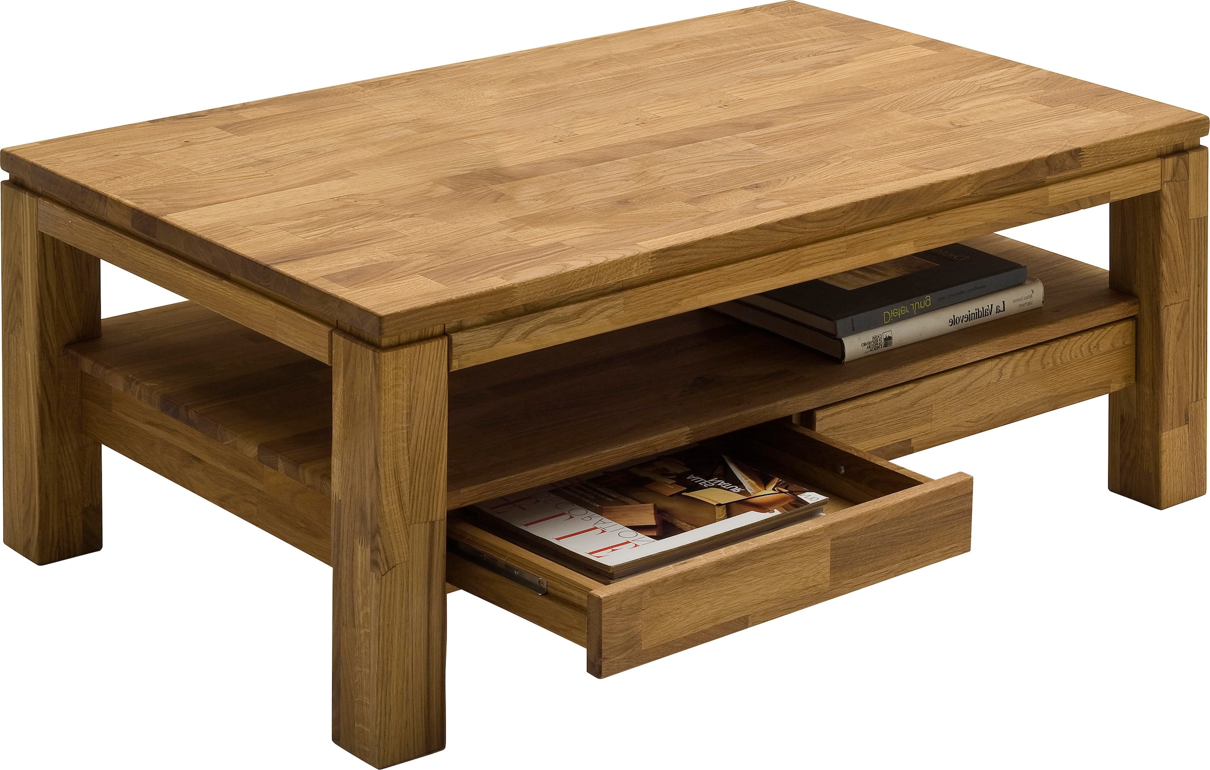 MCA furniture Couchtisch, mit Jelmoli-Versand Schubladen shoppen online Massivholz | Couchtisch