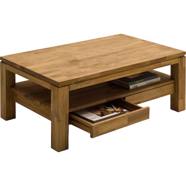 MCA furniture Couchtisch, Couchtisch Massivholz mit Schubladen online  shoppen | Jelmoli-Versand
