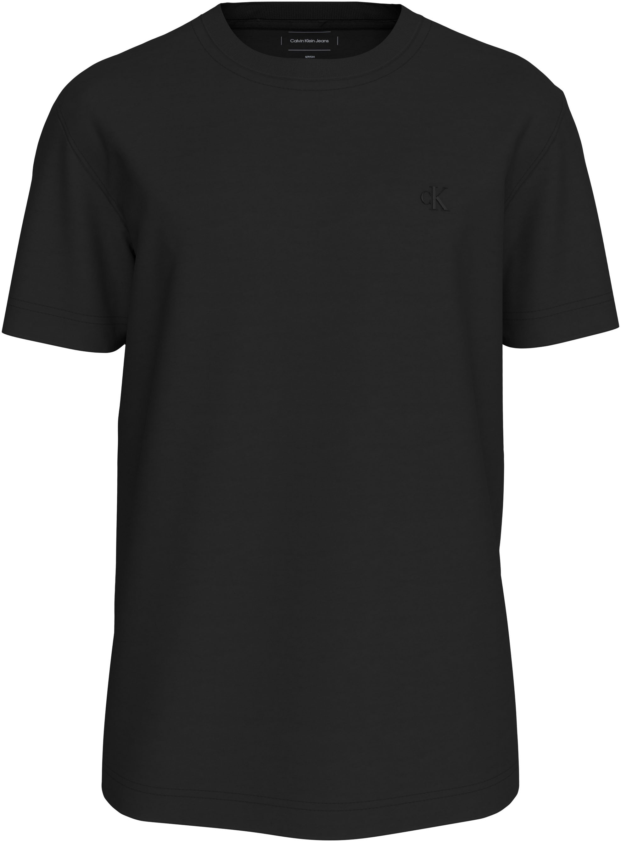 Calvin Klein Jeans T-Shirt »TEXTURED MONOLOGO TEE« mit Backprint