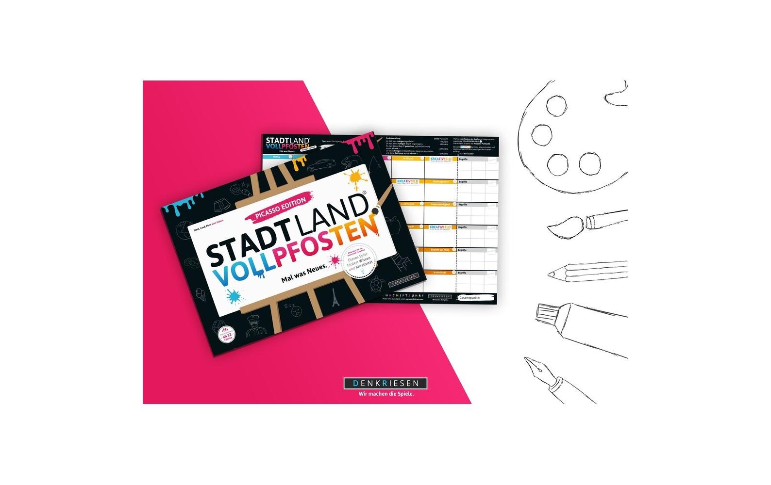 Spiel »STADT LAND VOLLPFOSTEN – Picasso Edition«