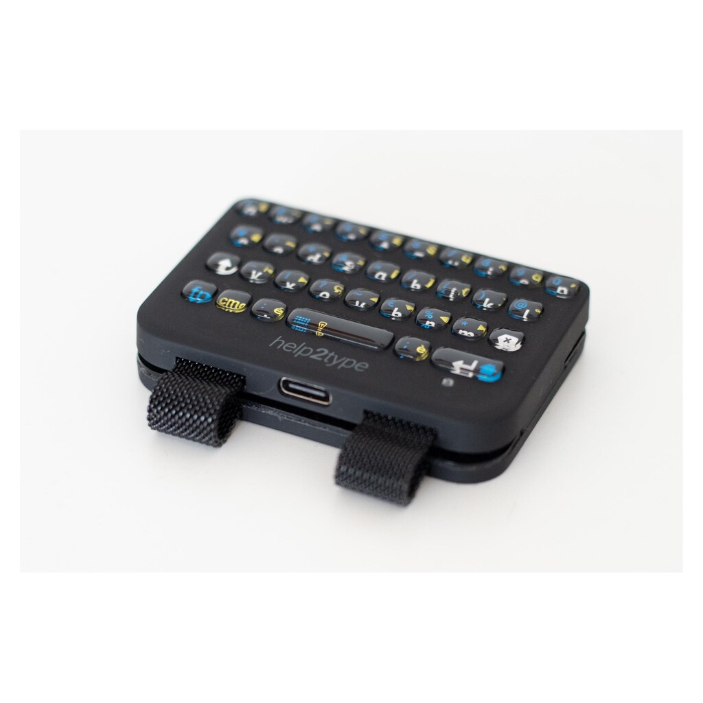Tastatur »help2type Keyboard Black«