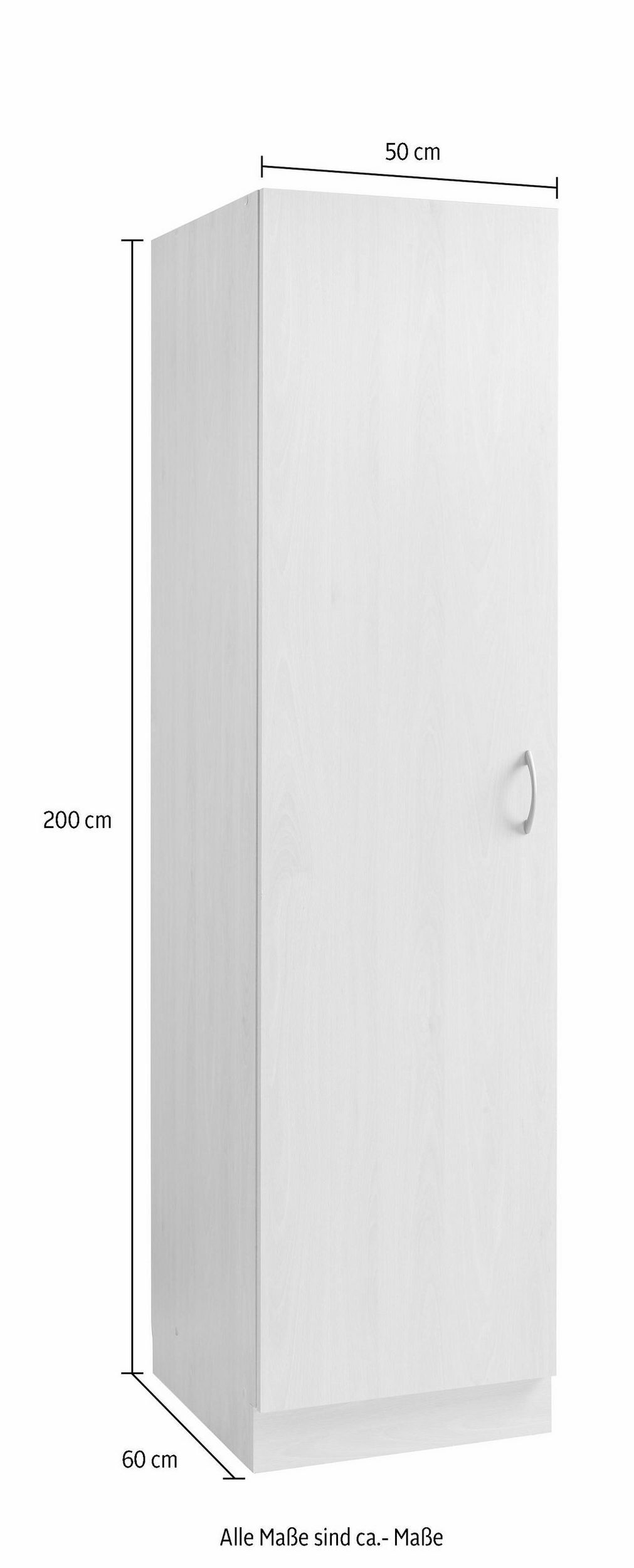 Seitenschrank 200 wiho Küchen »Kiel«, breit, cm cm Jelmoli-Versand kaufen online 50 Höhe |