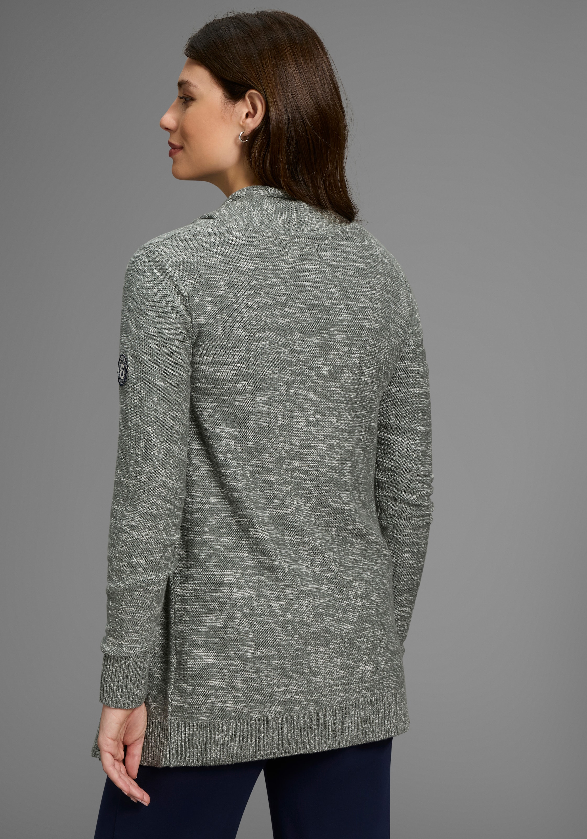 KangaROOS Strickjacke, in melierter Optik