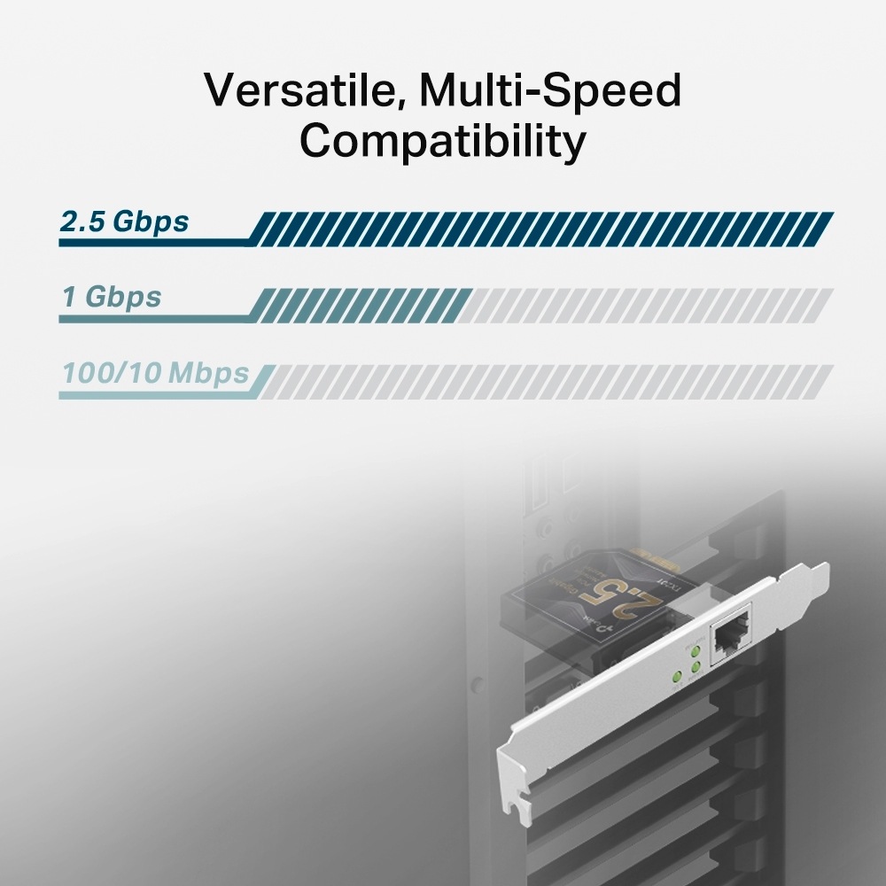 TP-Link Reichweitenverstärker »TX201 2.5 Gigabit PCI Express Network Adapter«