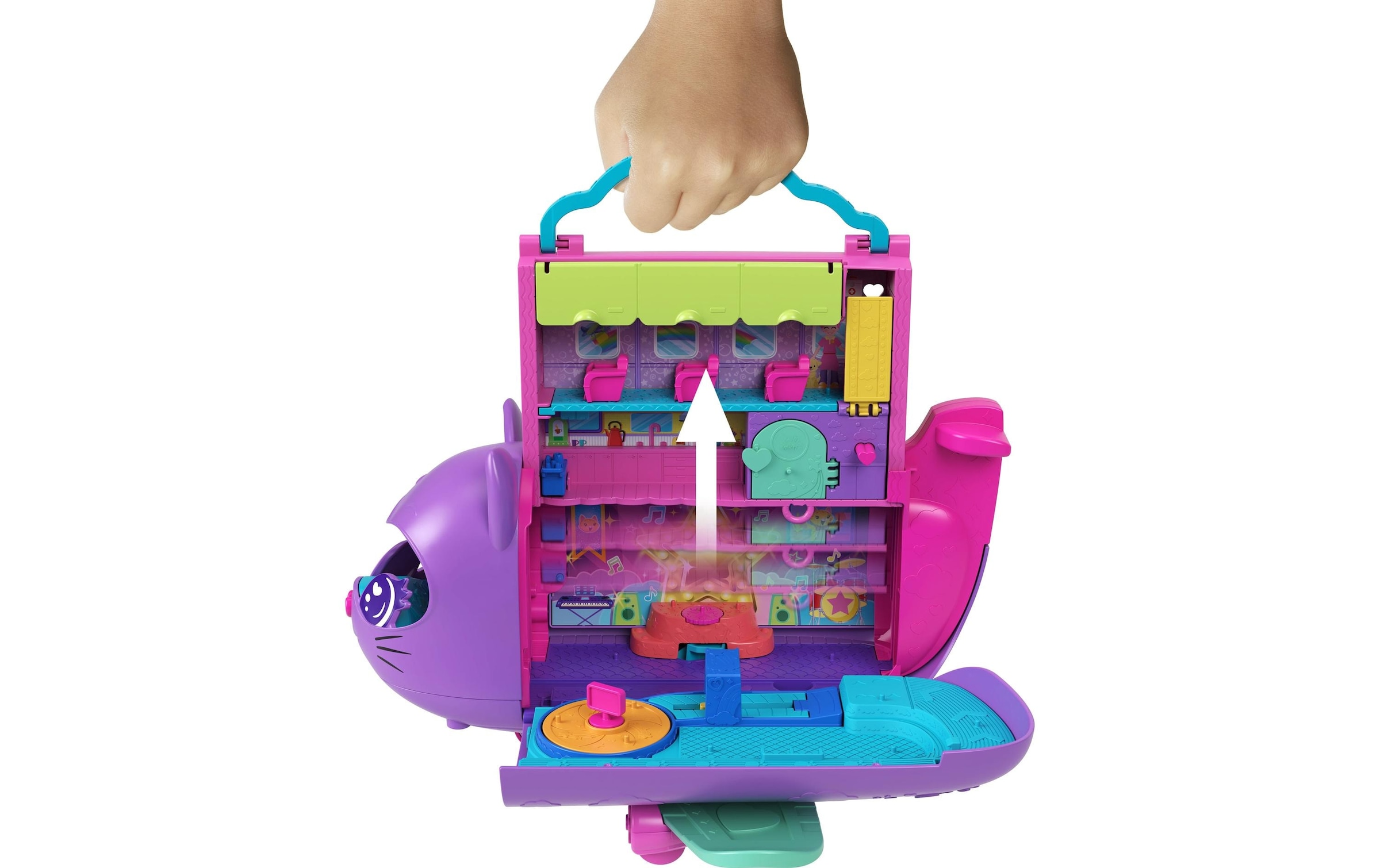 Polly Pocket Spielzeug-Flugzeug »Kitty Plane«