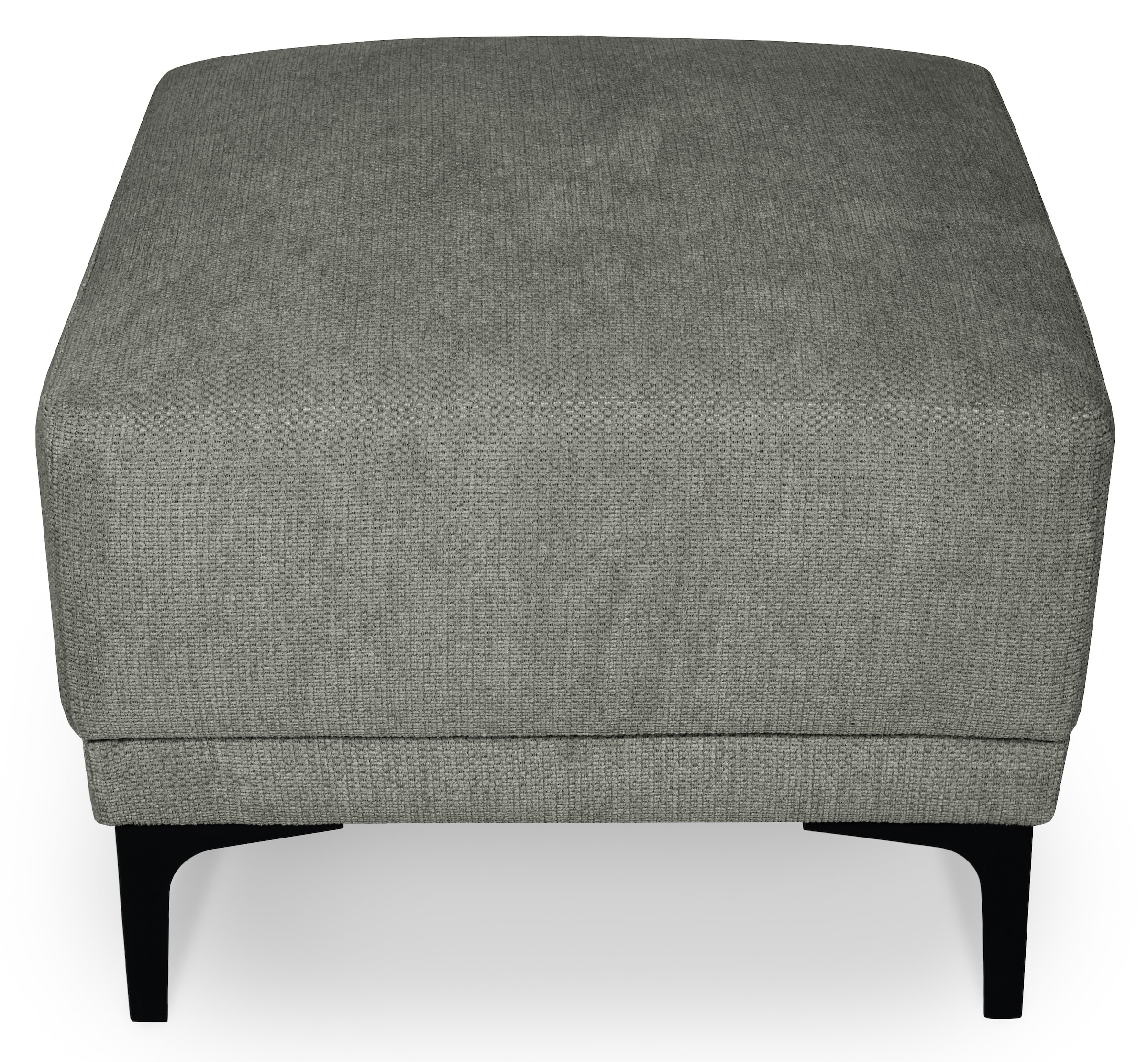 Places of Style Polsterhocker »Xander«, Breite 58 cm, Soft-Touch Chenille, schwarze Metallfüsse