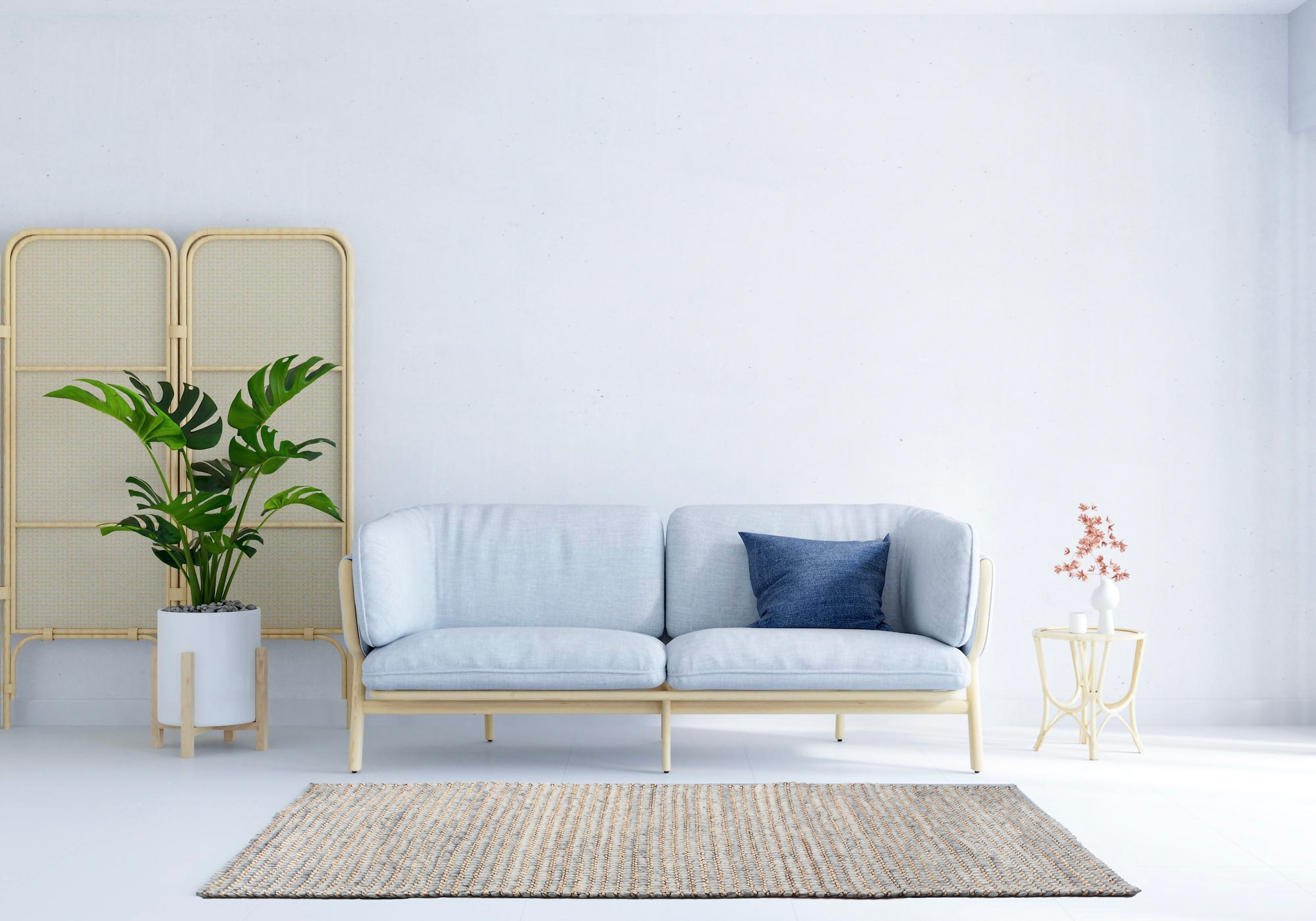 my home Wollteppich »Leevy, Wolle und Jute, handgewebt, Handweb Teppiche«, rechteckig, 25 mm Höhe, schöne Streifenoptik, Wohnzimmer, Schlafzimmer, Esszimmer