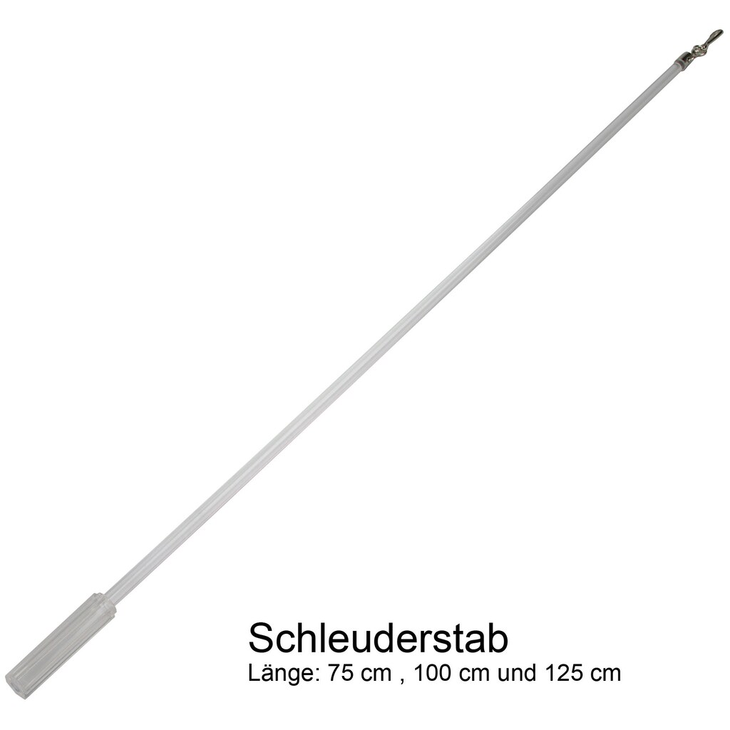 Liedeco Schleuderstab, (1 St.), für Seitenschals, Gardinen