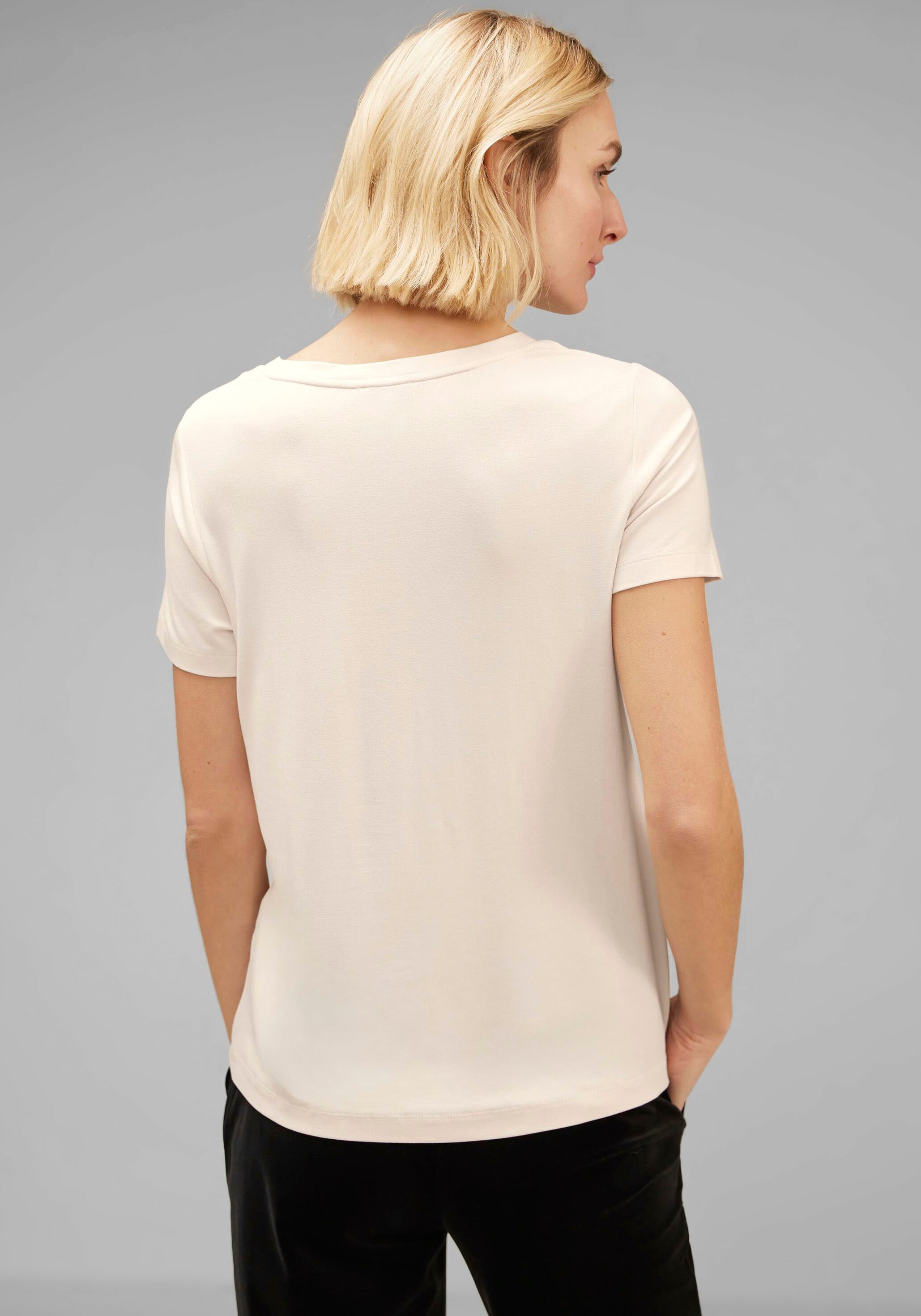 STREET ONE T-Shirt, mit Schweiz bei online Jelmoli-Versand glitzerndem Frontprint kaufen