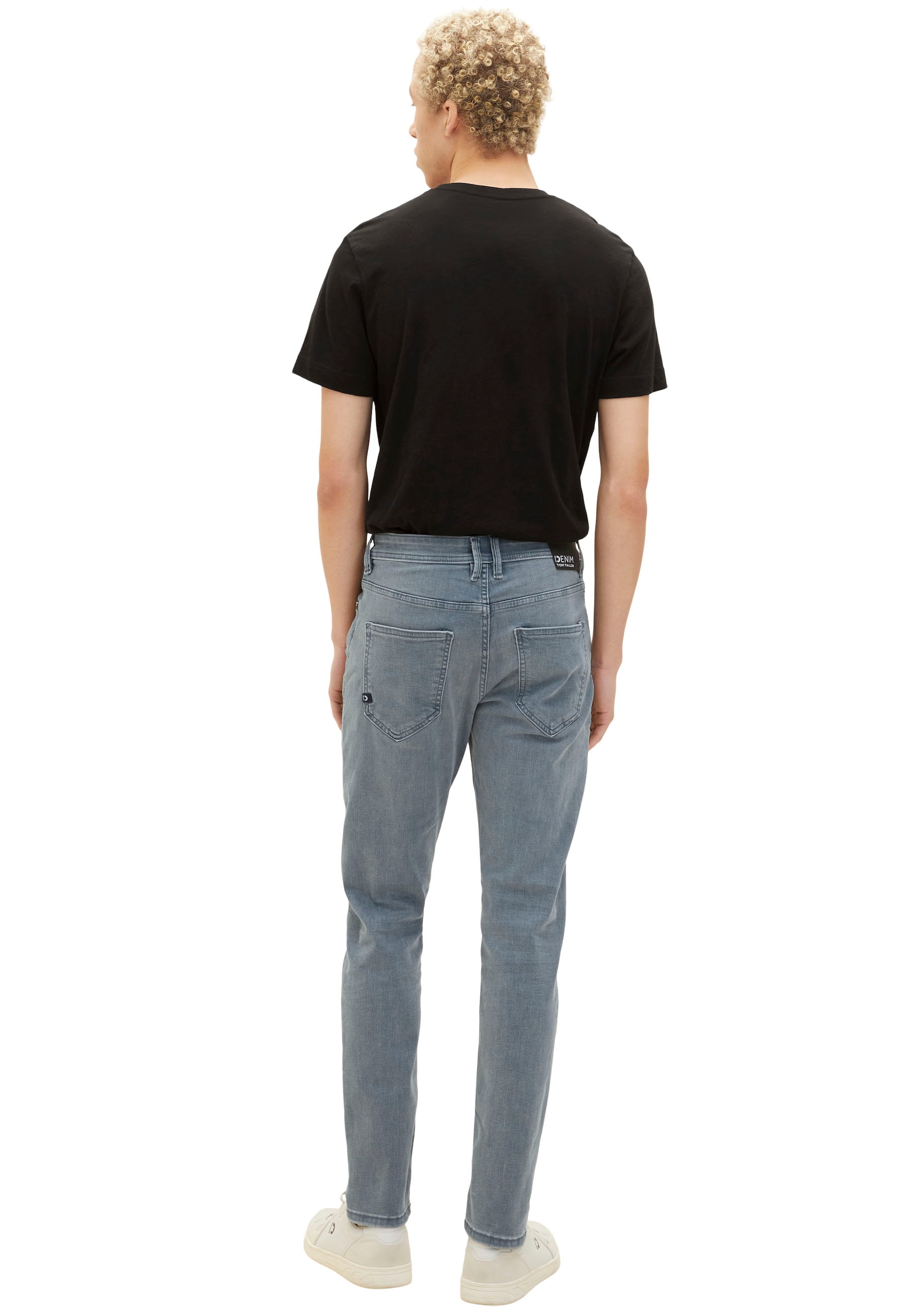 TOM TAILOR Denim Slim-fit-Jeans, mit Logo-Badge