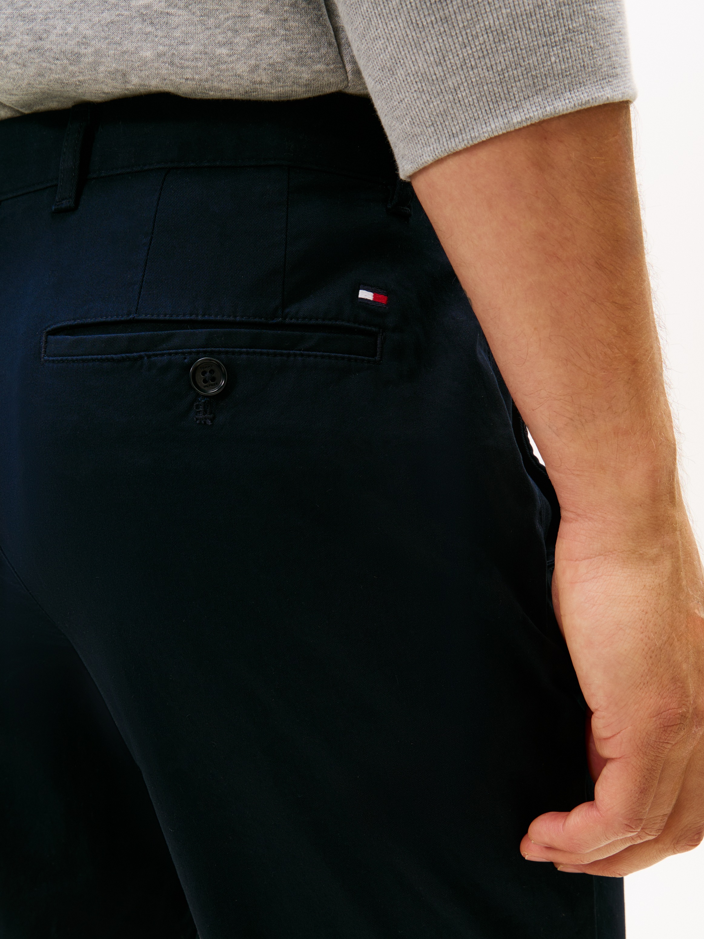 Tommy Hilfiger Chinohose »CORE DENTON ESSENTIAL«, Straight Fit, Baumwolle mit Stretch