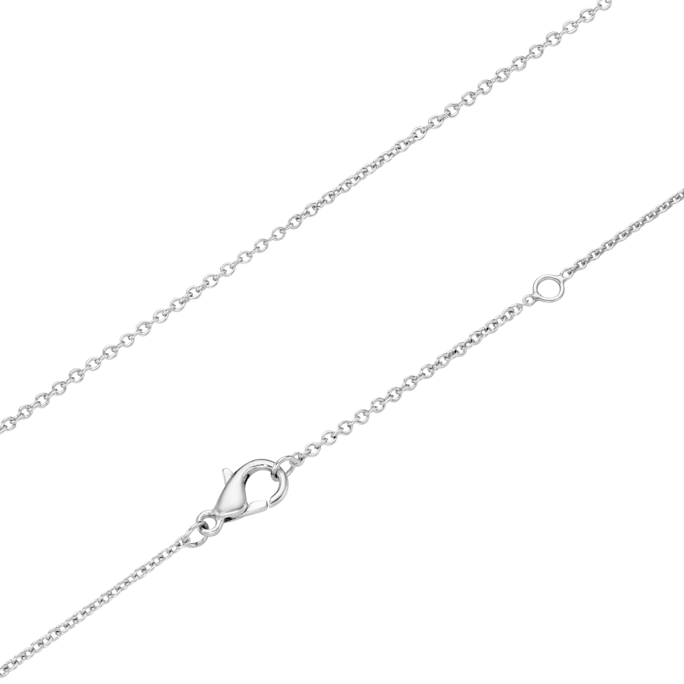 Firetti Kette mit Anhänger "Schmuck Geschenk Halsschmuck Halskette Kette matt glanz" mit Zirkonia (synth.)