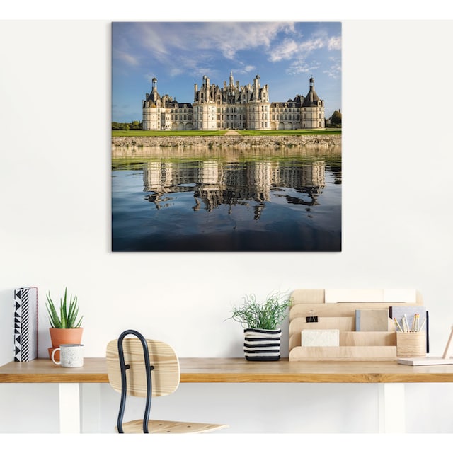 | Jelmoli-Versand Gebäude, (1 bestellen versch. oder »Loire-Schloss Artland in Leinwandbild, als St.), Wandaufkleber Alubild, Poster Wandbild Chateau online Chambord«, Grössen