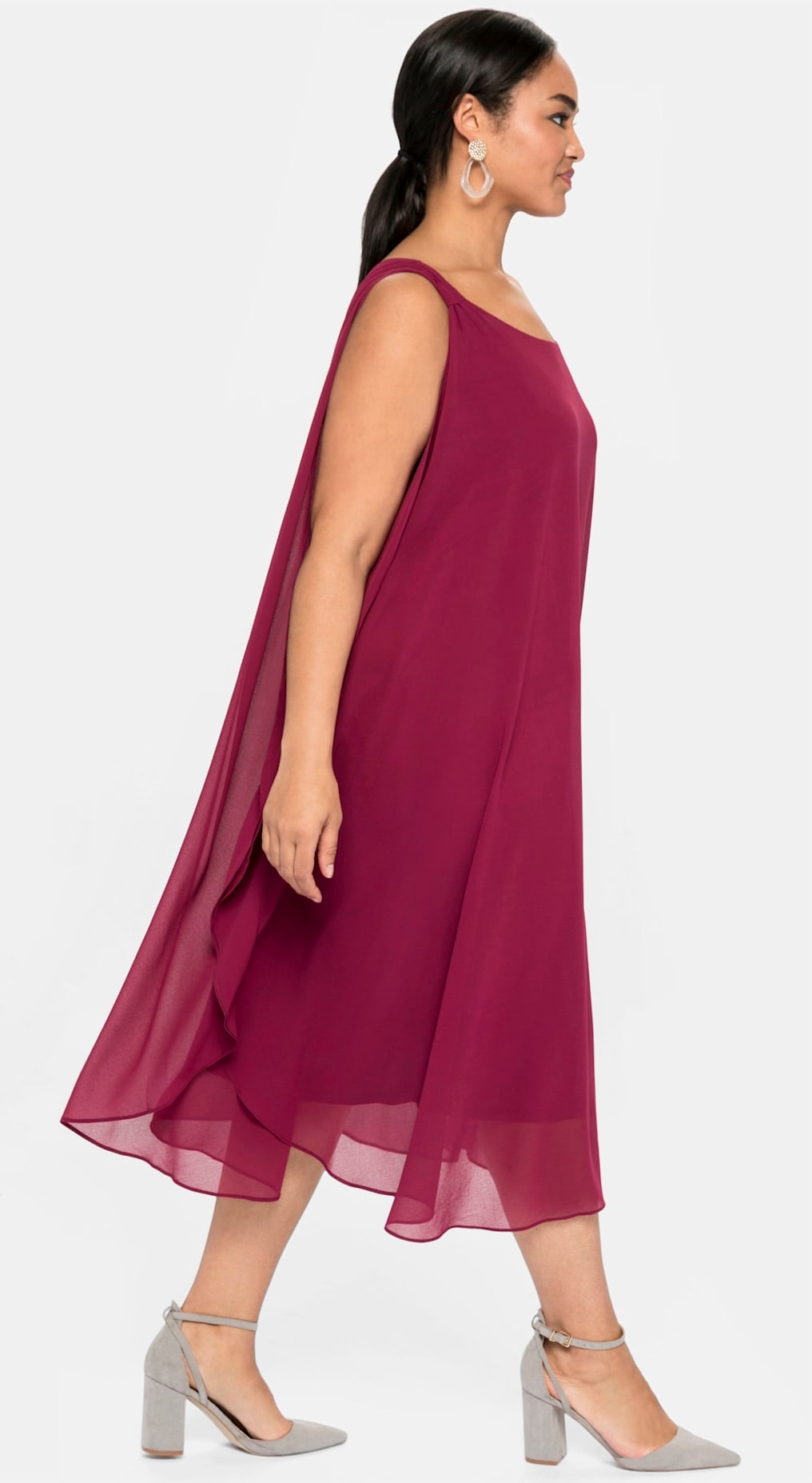 Sheego Chiffonkleid »Kleid«