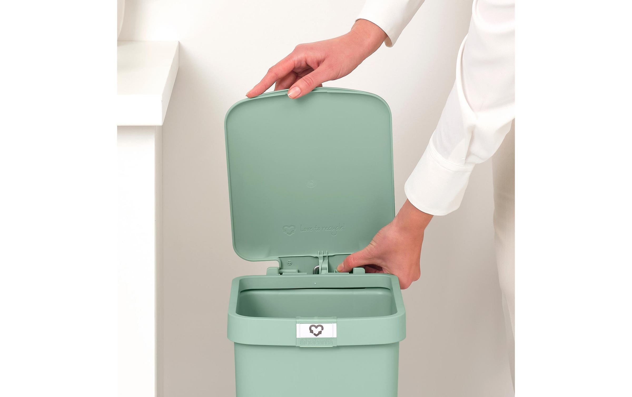 Brabantia Mülleimer »StepUp 16 l«, 1 Behälter