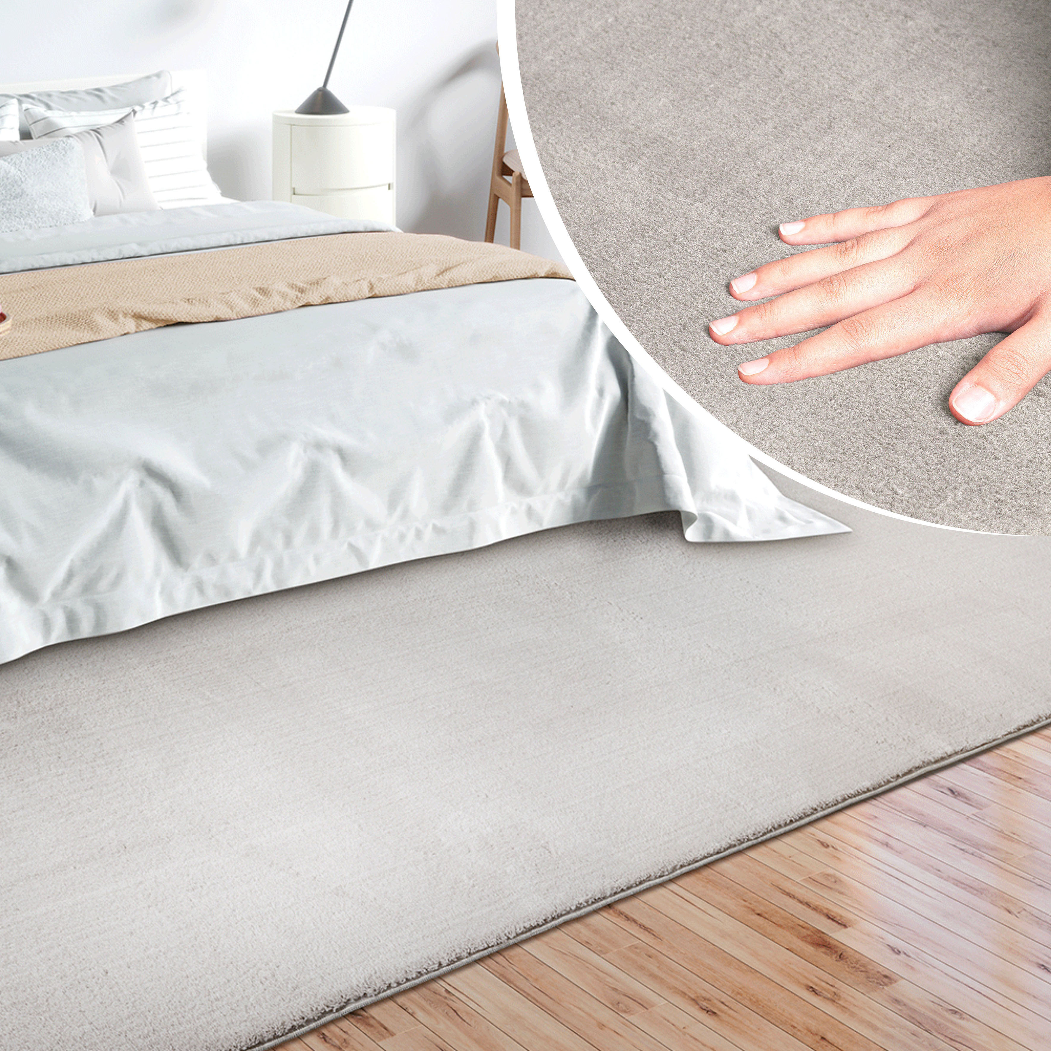 merinos Teppich »Loft 37, Kunstfellteppich« rechteckig 16 mm Höhe weich und kuschelig, Fell Haptik, Anti-Rutsch-Unterseite