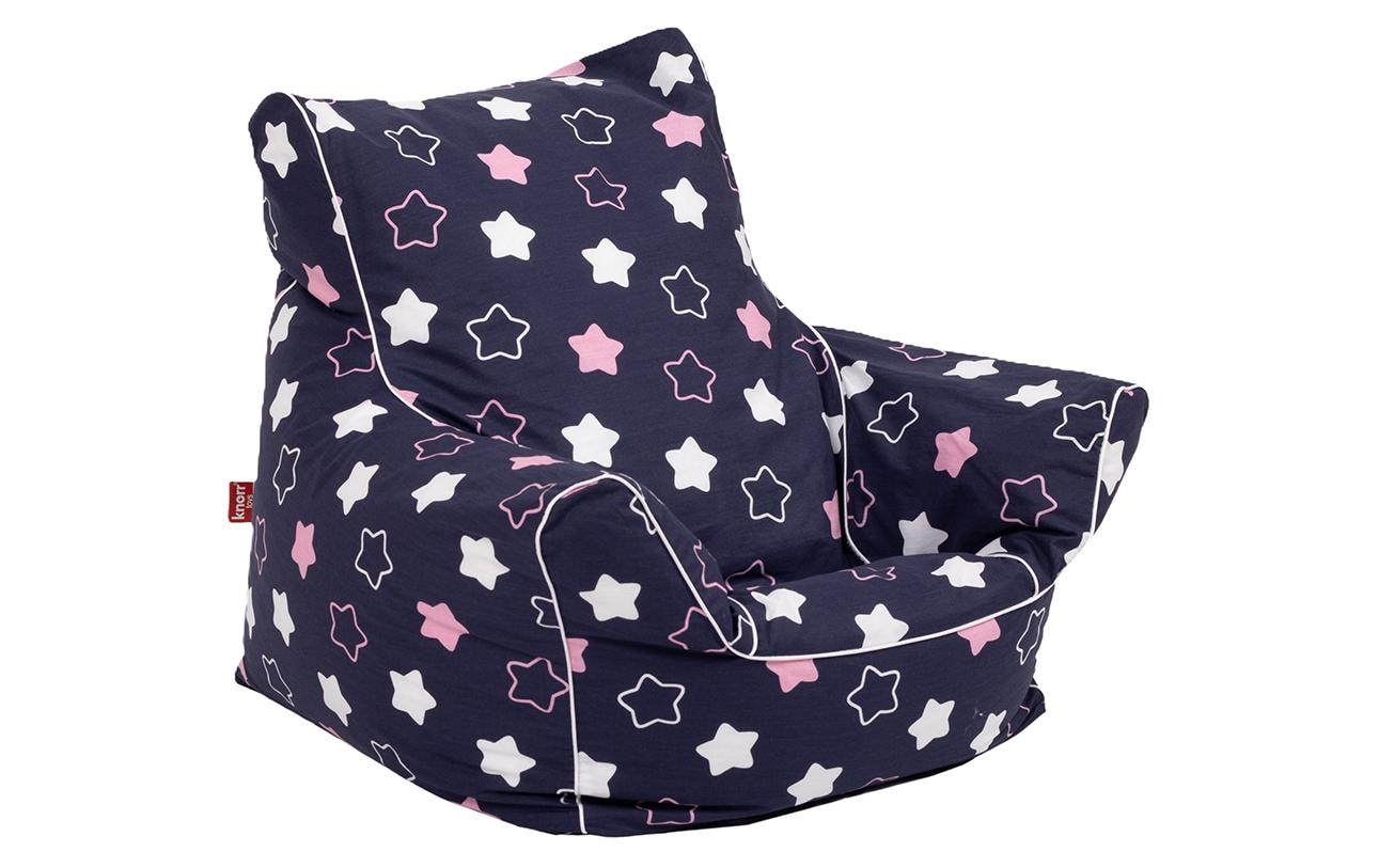 Knorrtoys® Sitzsack »«Star blue pink»«