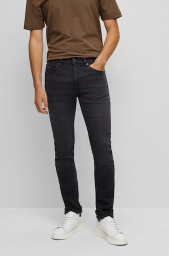 BOSS ORANGE Slim-fit-Jeans »Delaware BC-L-P«, Jelmoli-Versand online | Leder-Badge shoppen mit