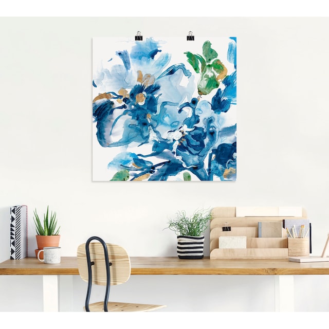 Artland Wandbild »Cerulean Floral«, Blumenbilder, (1 St.), als Alubild,  Leinwandbild, Wandaufkleber oder Poster in versch. Grössen online bestellen  | Jelmoli-Versand