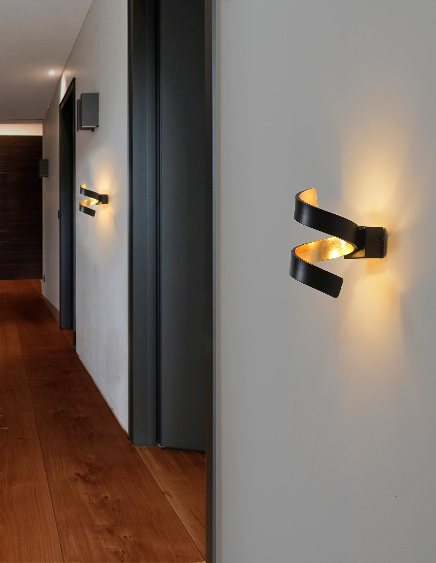 LUCE Design LED Wandleuchte »HELIX«, Leuchtmittel LED-Modul | LED fest integriert